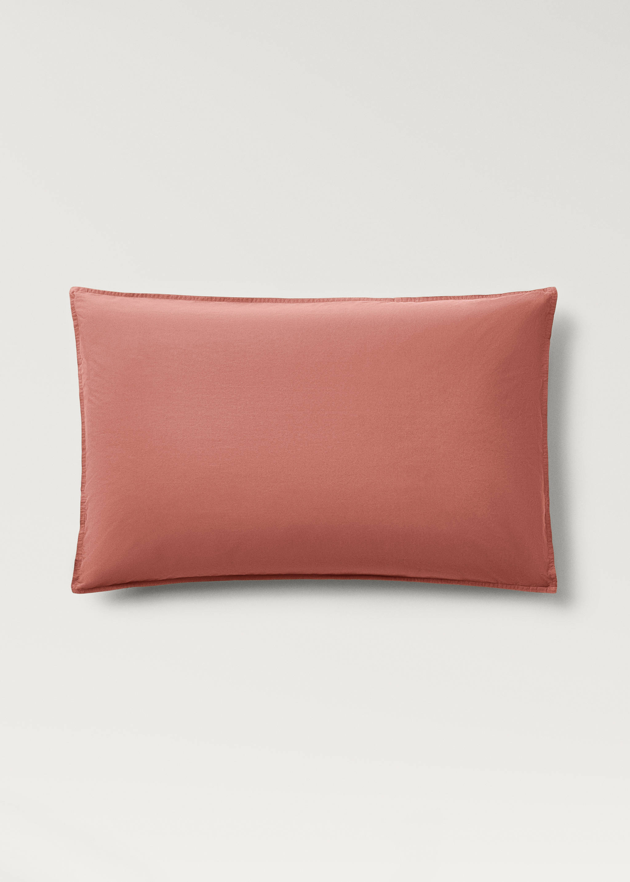 Két pamut puplin dupla öltésű párnahuzat, 50x75 cm - Termék modell nélkül