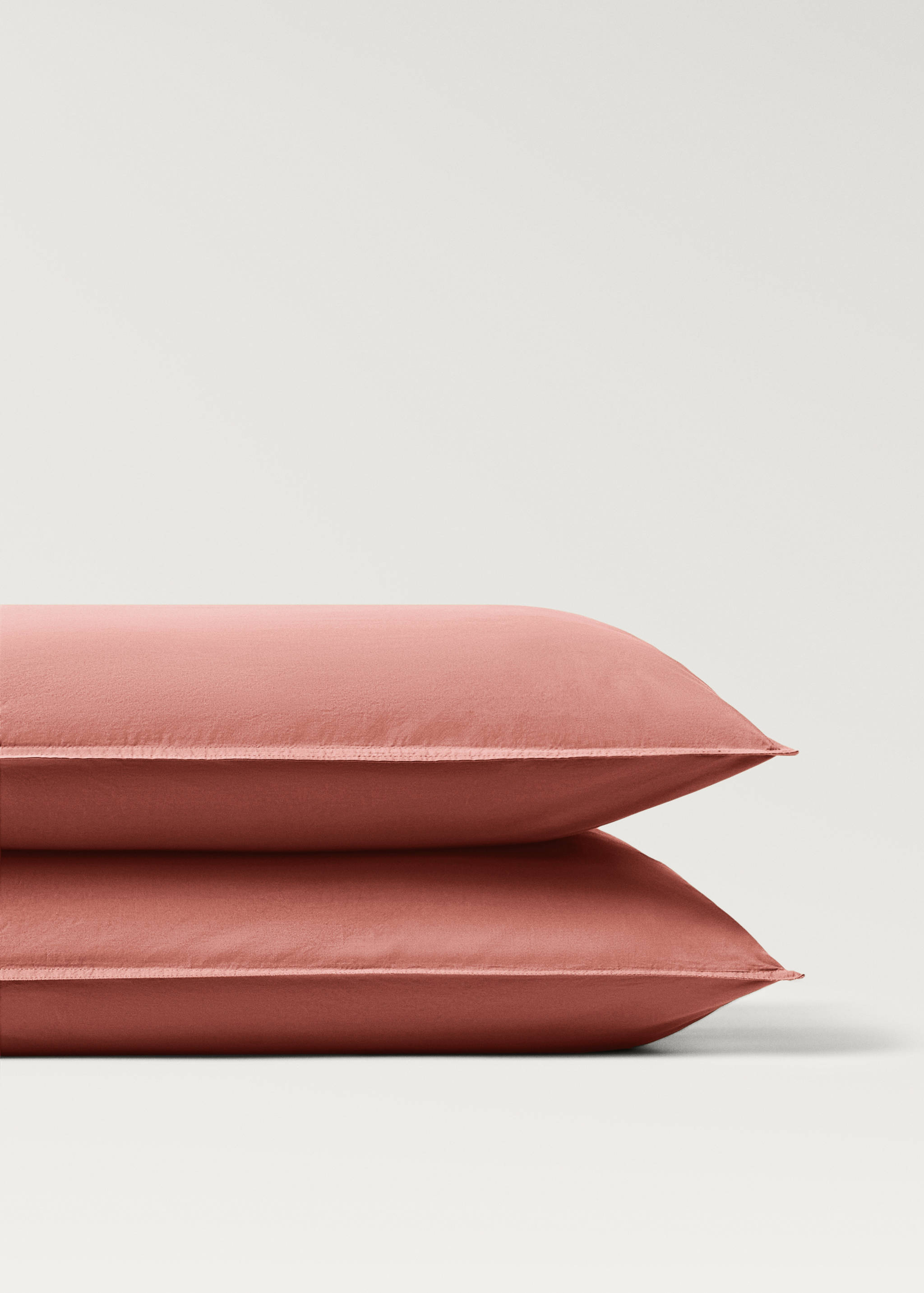 Két pamut puplin dupla öltésű párnahuzat, 50x75 cm - A termék adatai 3