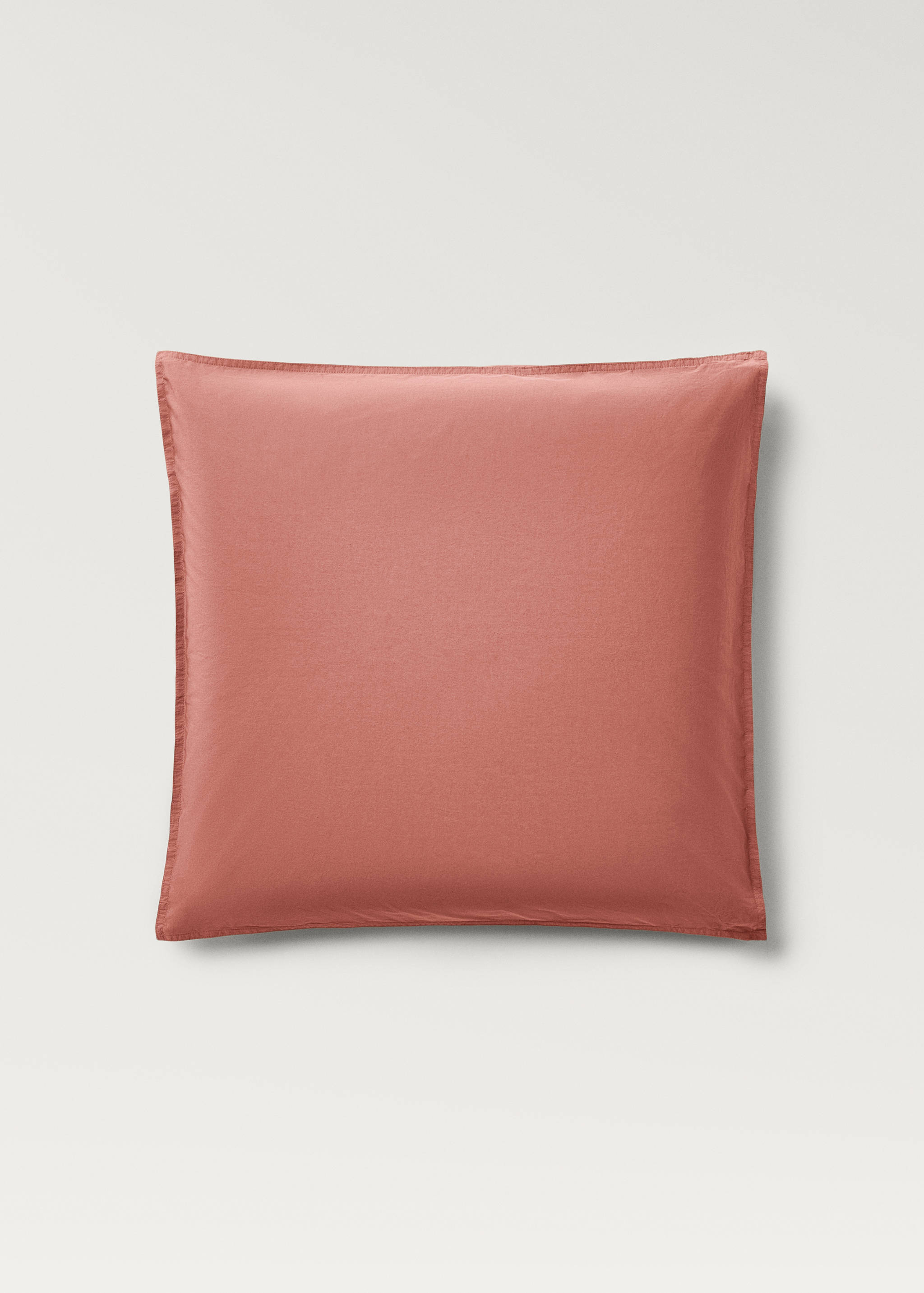 Two cotton poplin pillowcases with double stitching 60x60 cm - Article without model