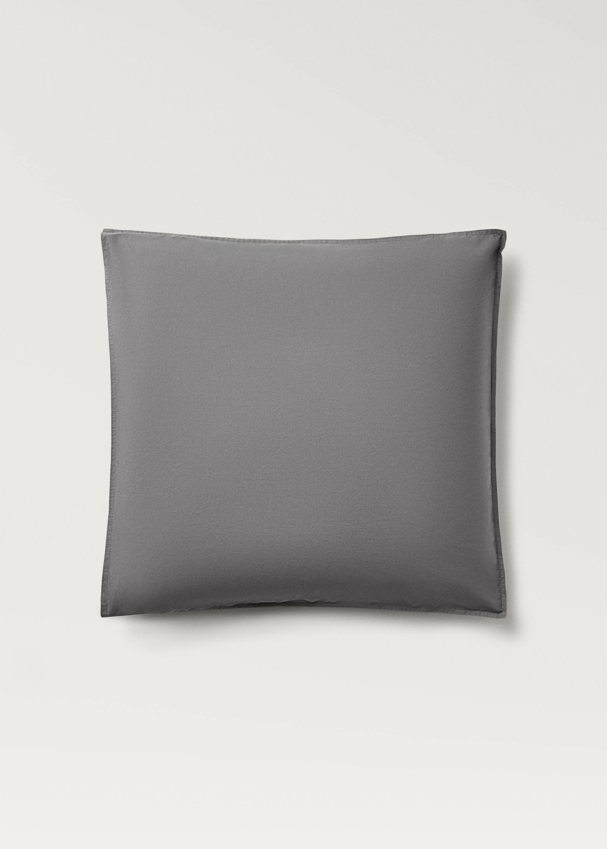 Two cotton poplin pillowcases with double stitching 60x60 cm - Article without model