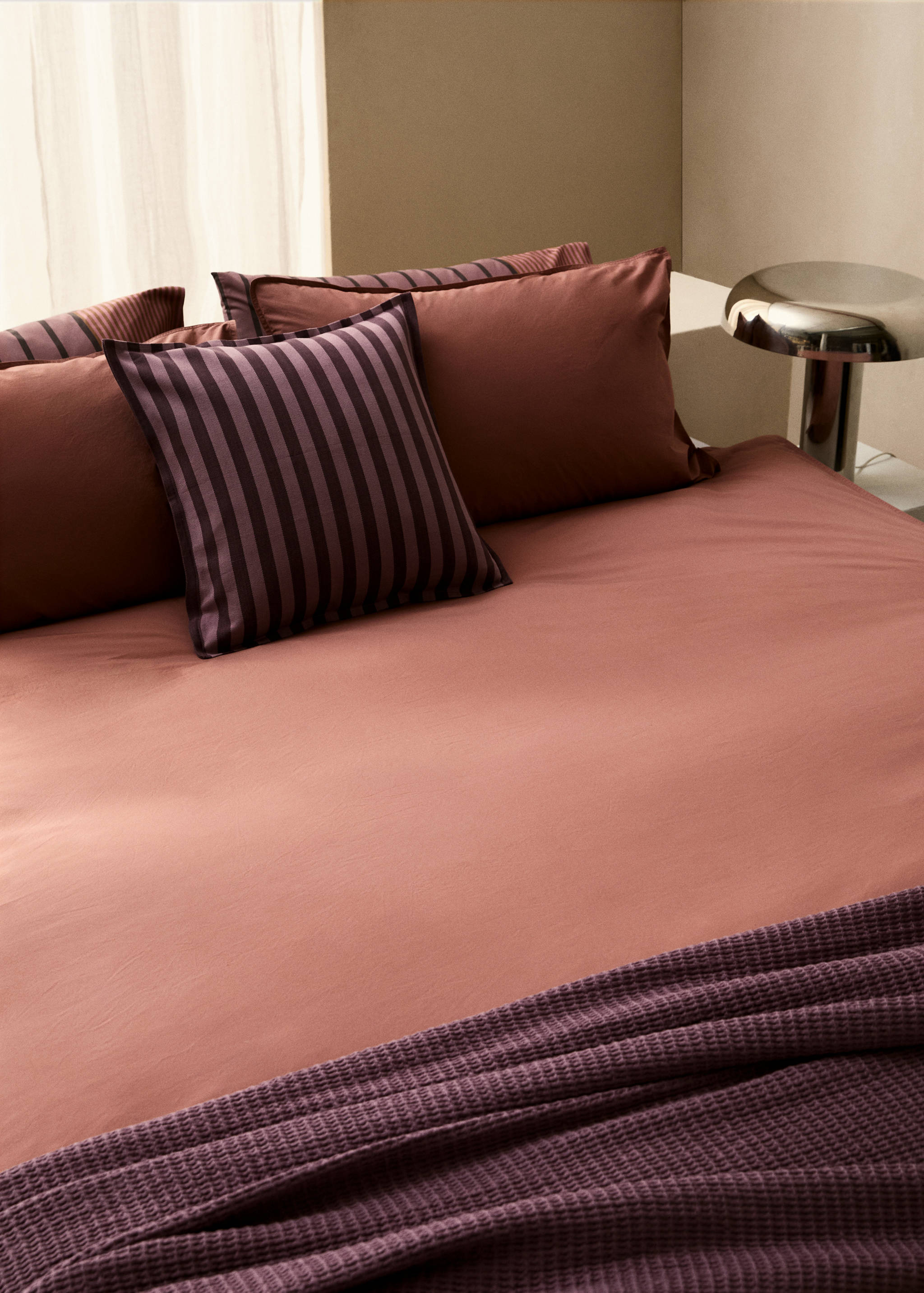 Cotton poplin double-stitched children's duvet cover Queen bed - Details of the article 8