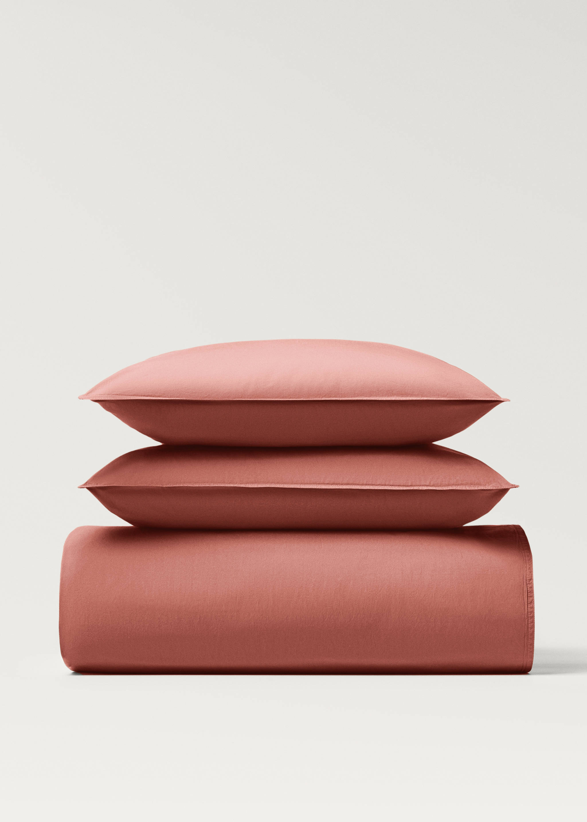 Cotton poplin double-stitched children's duvet cover Queen bed - Article without model