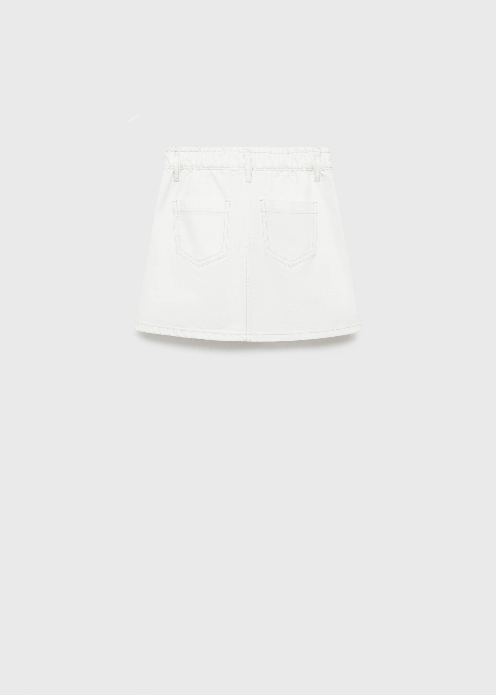 Rok denim mini - Versi terbalik dari barang