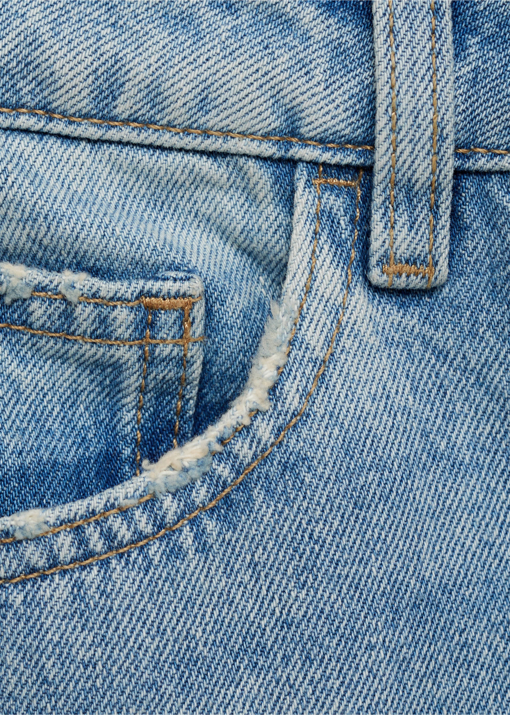 Mom2000 high-rise jeans - Details of the article 0, Medium Blue. Ref: 87013272-00.