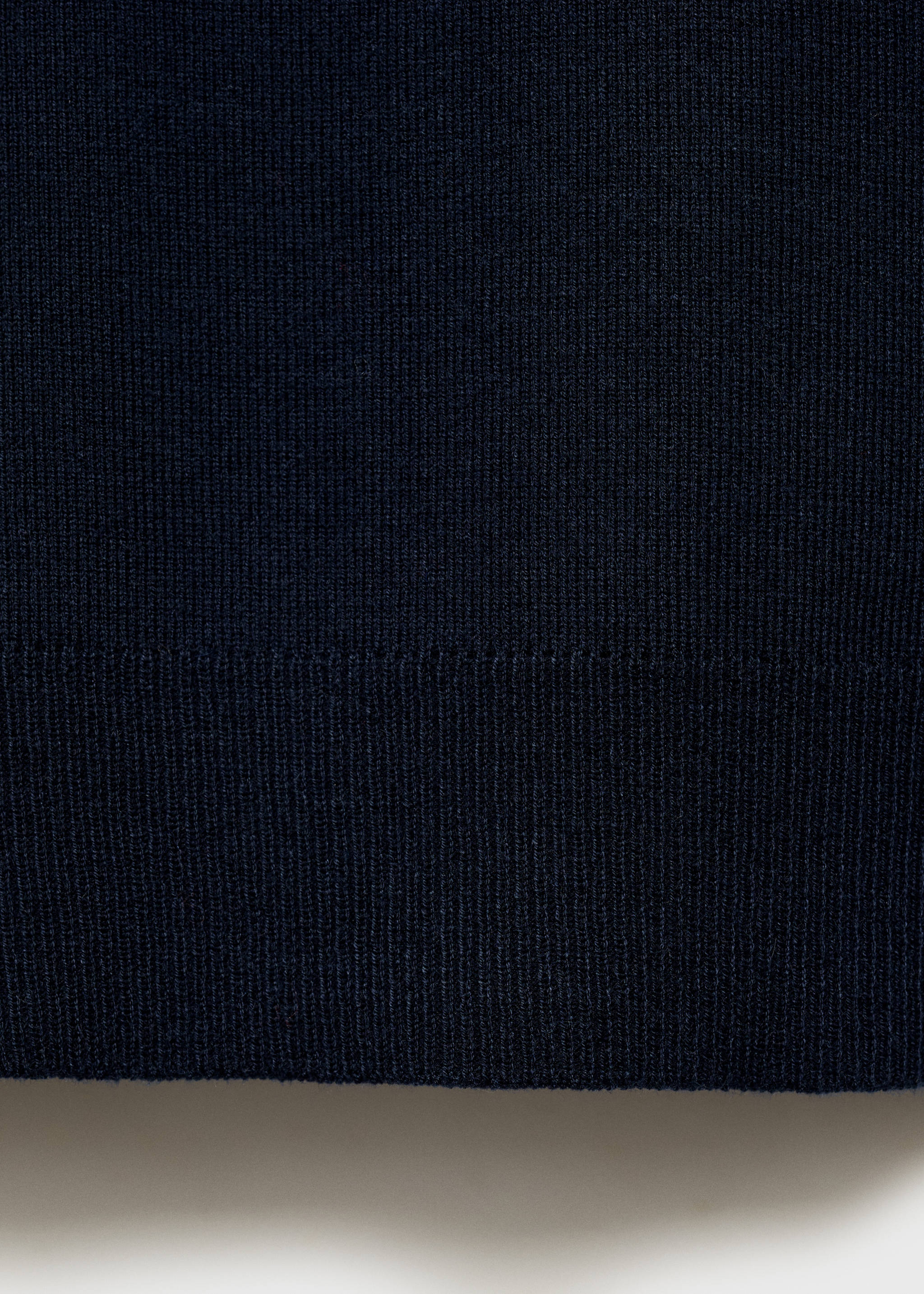 Knitted sweater with asymmetrical neck - Details of the article 0