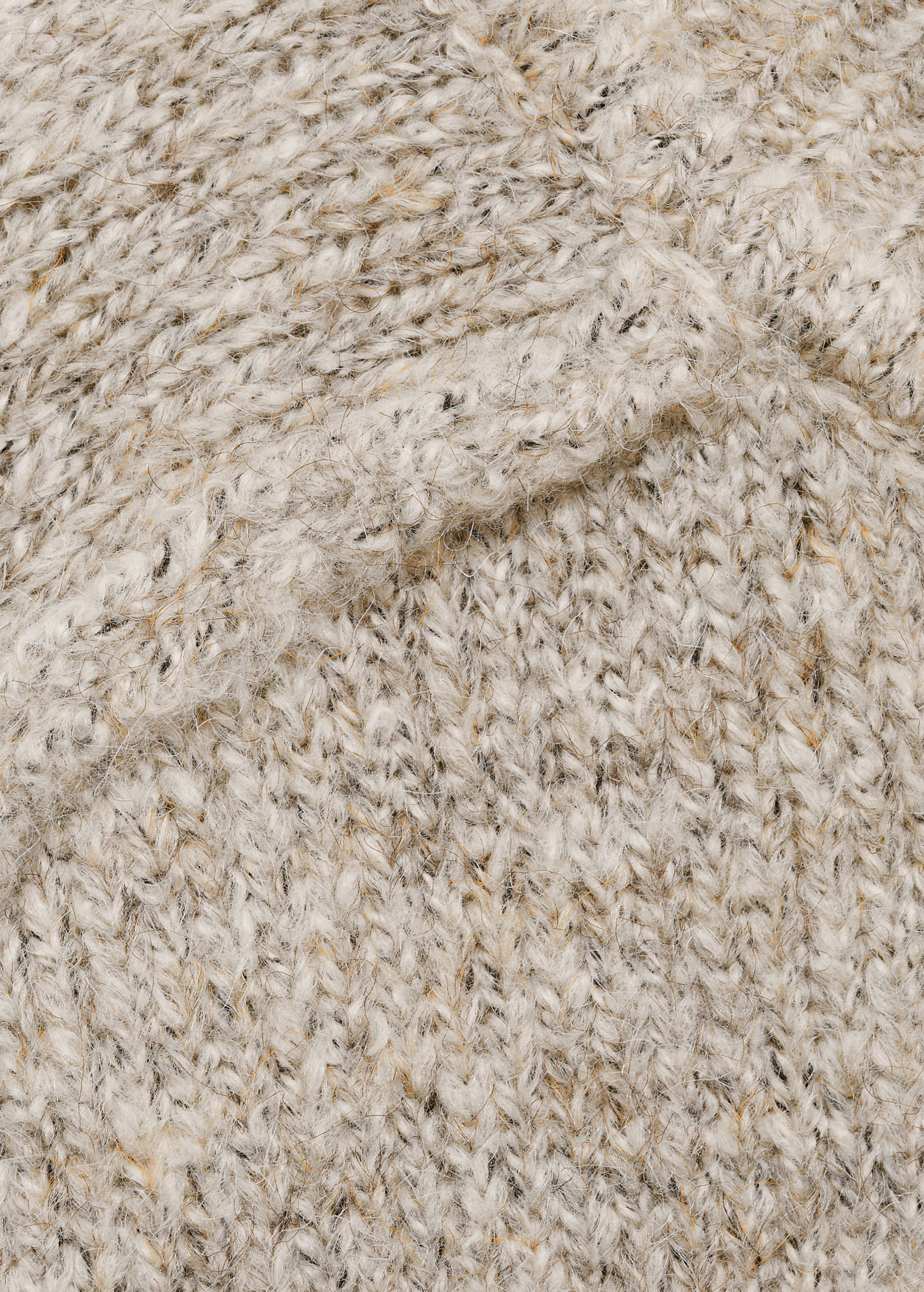 Knitted sweater with perkins neck - Details of the article 8