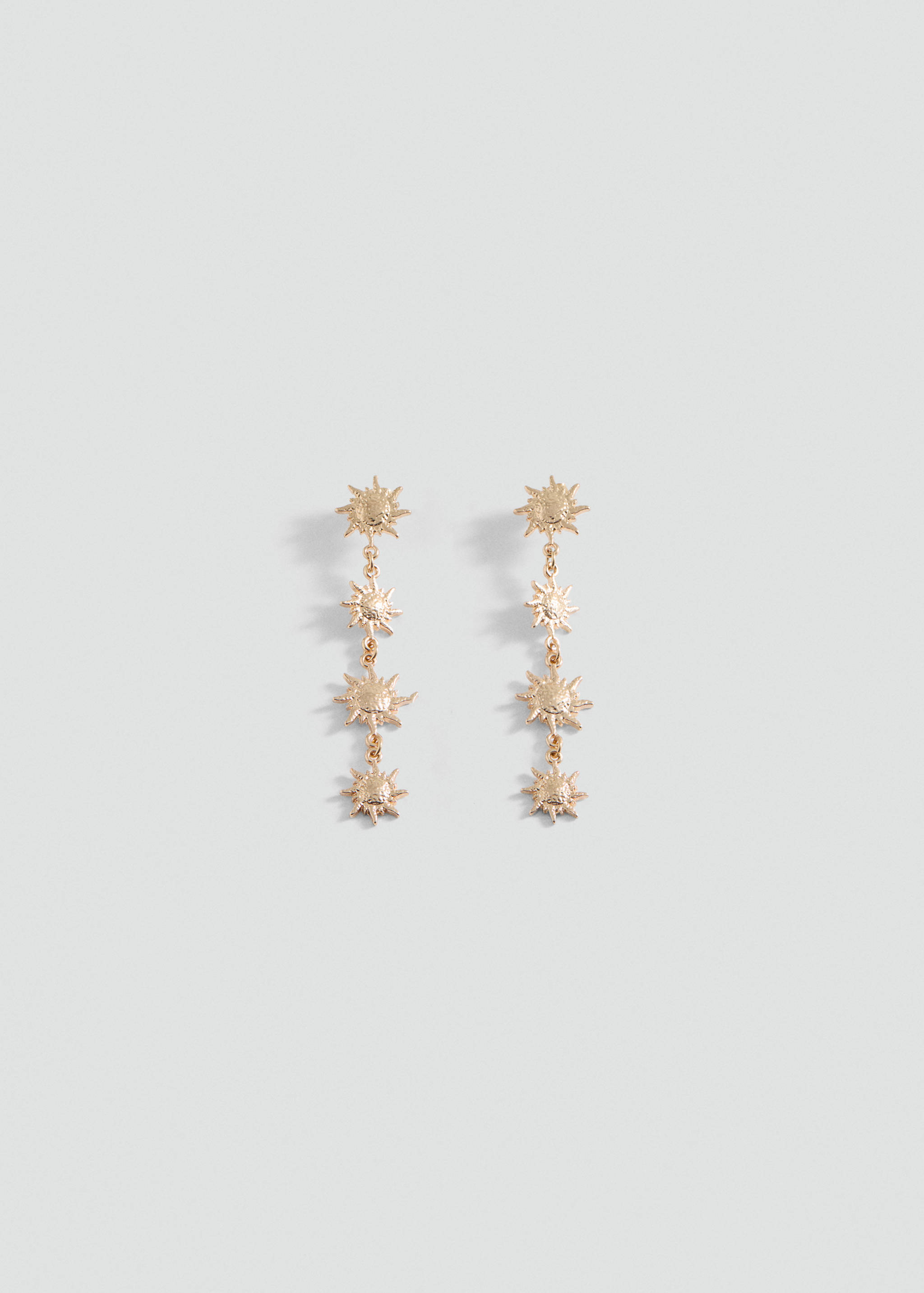 Boucles d'oreilles pendantes soleils - Article sans modèle
