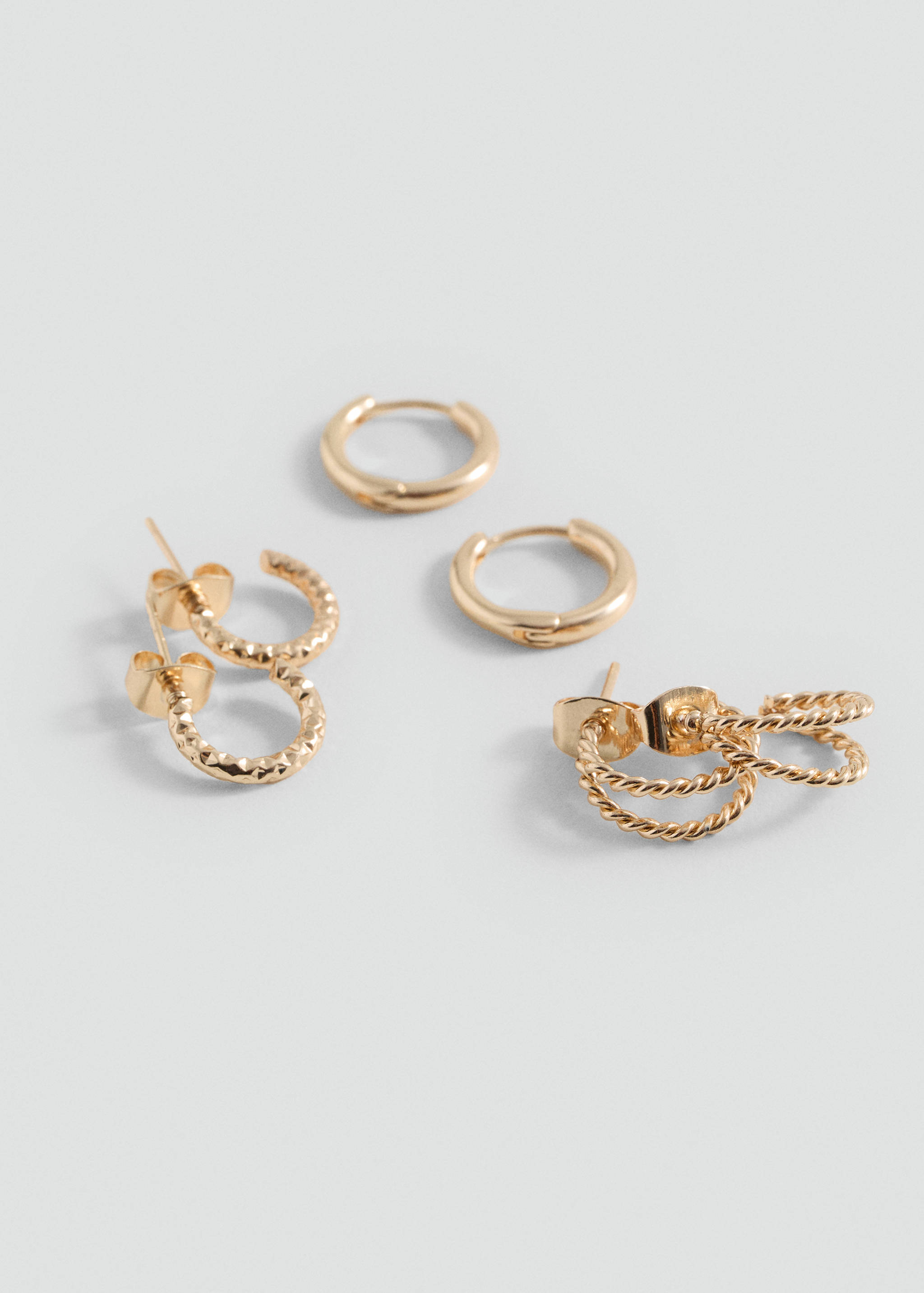 3er-Pack Kreolen - Mittlere Ansicht