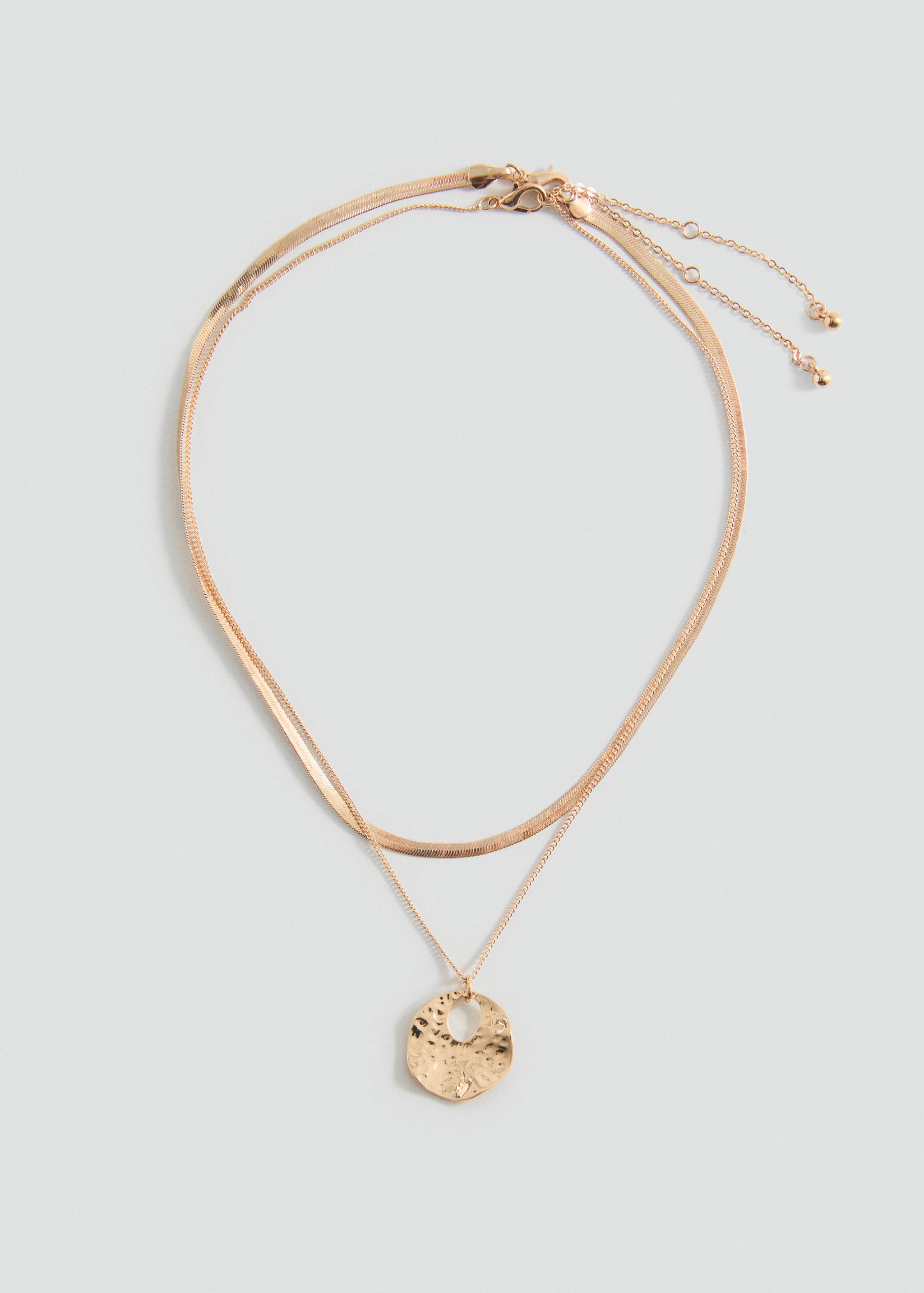 Contrasting necklace - Article without model