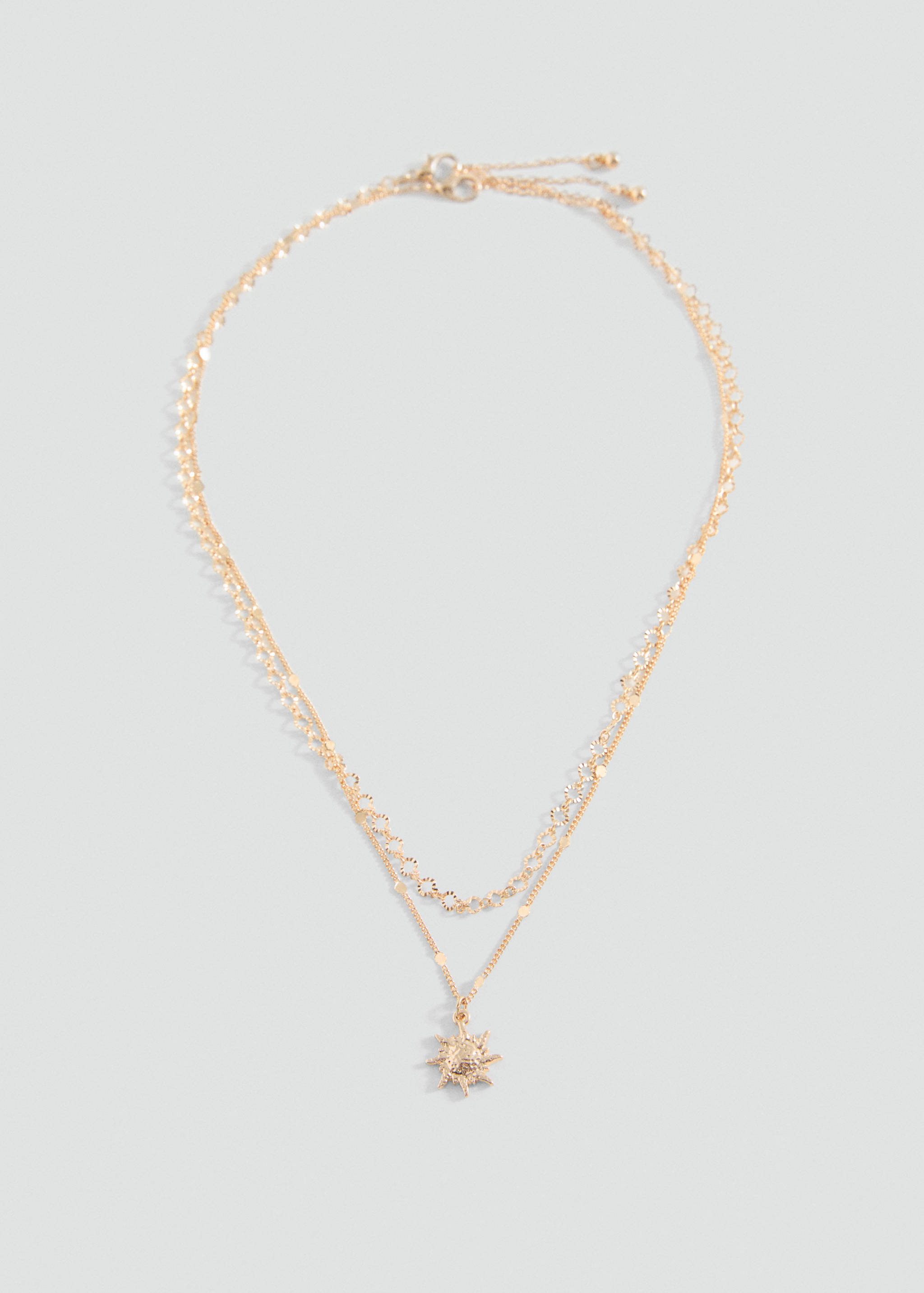 Collier double chaîne - Article sans modèle