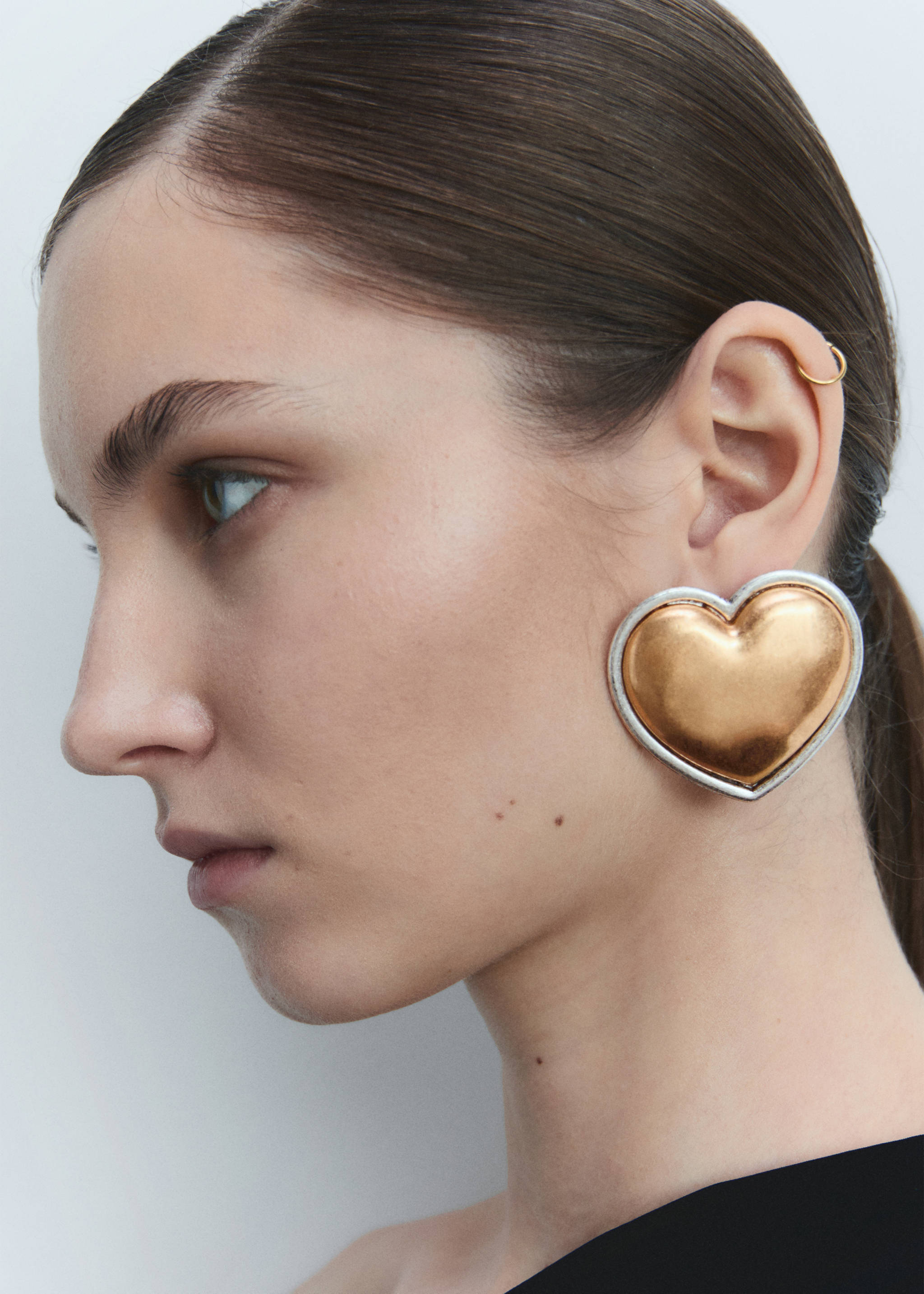 Combined-shape earrings - General plane