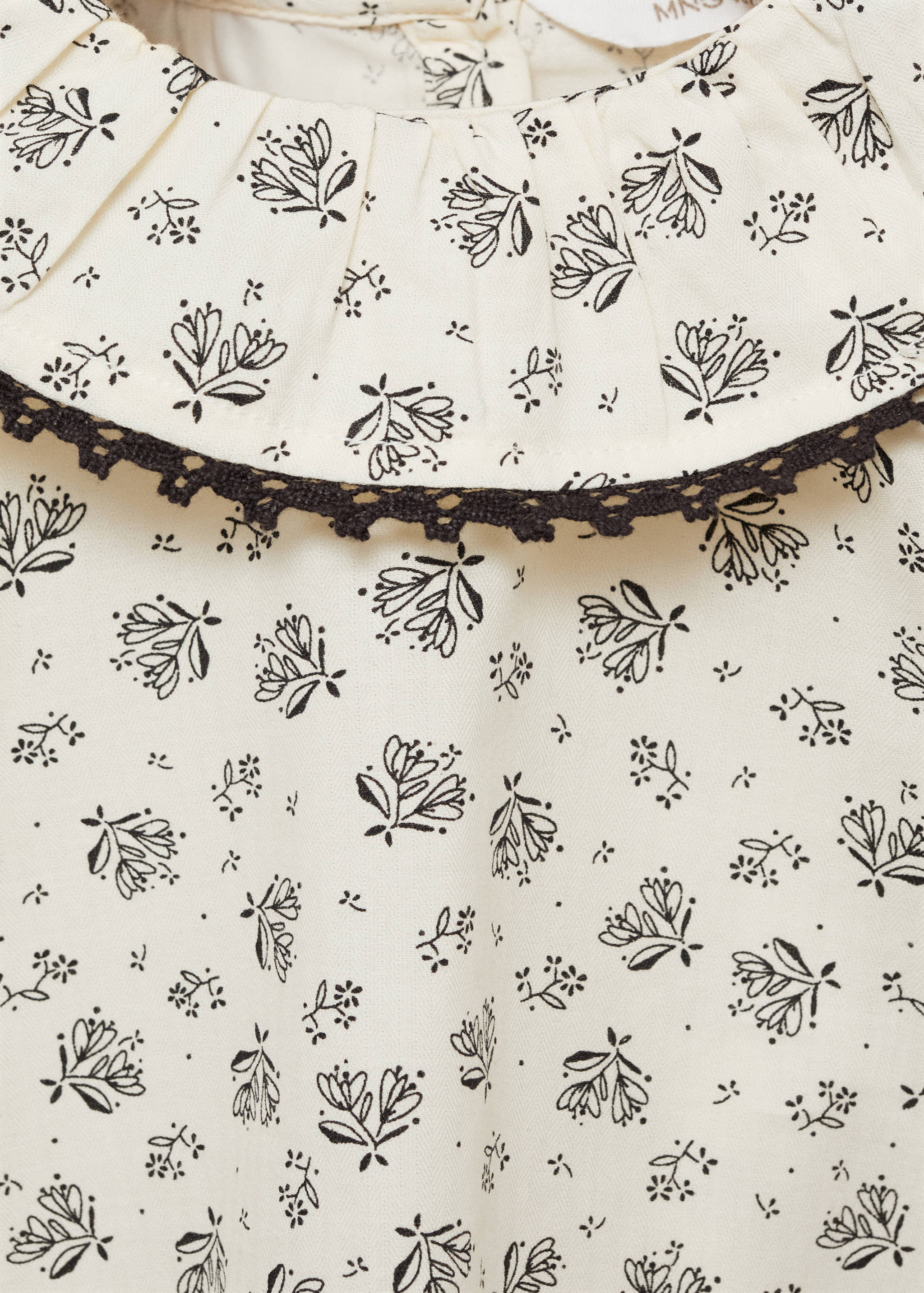 Floral cotton blouse - Details of the article 8