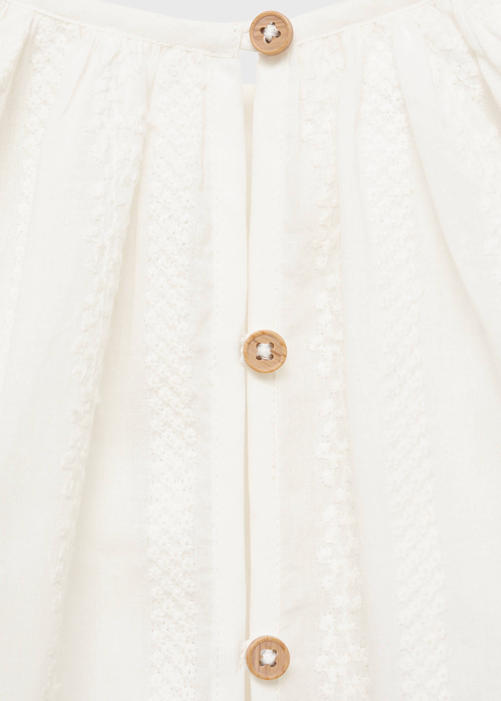 بلوزة قطنية بتفاصيل مطرزة - تفاصيل المنتج 8