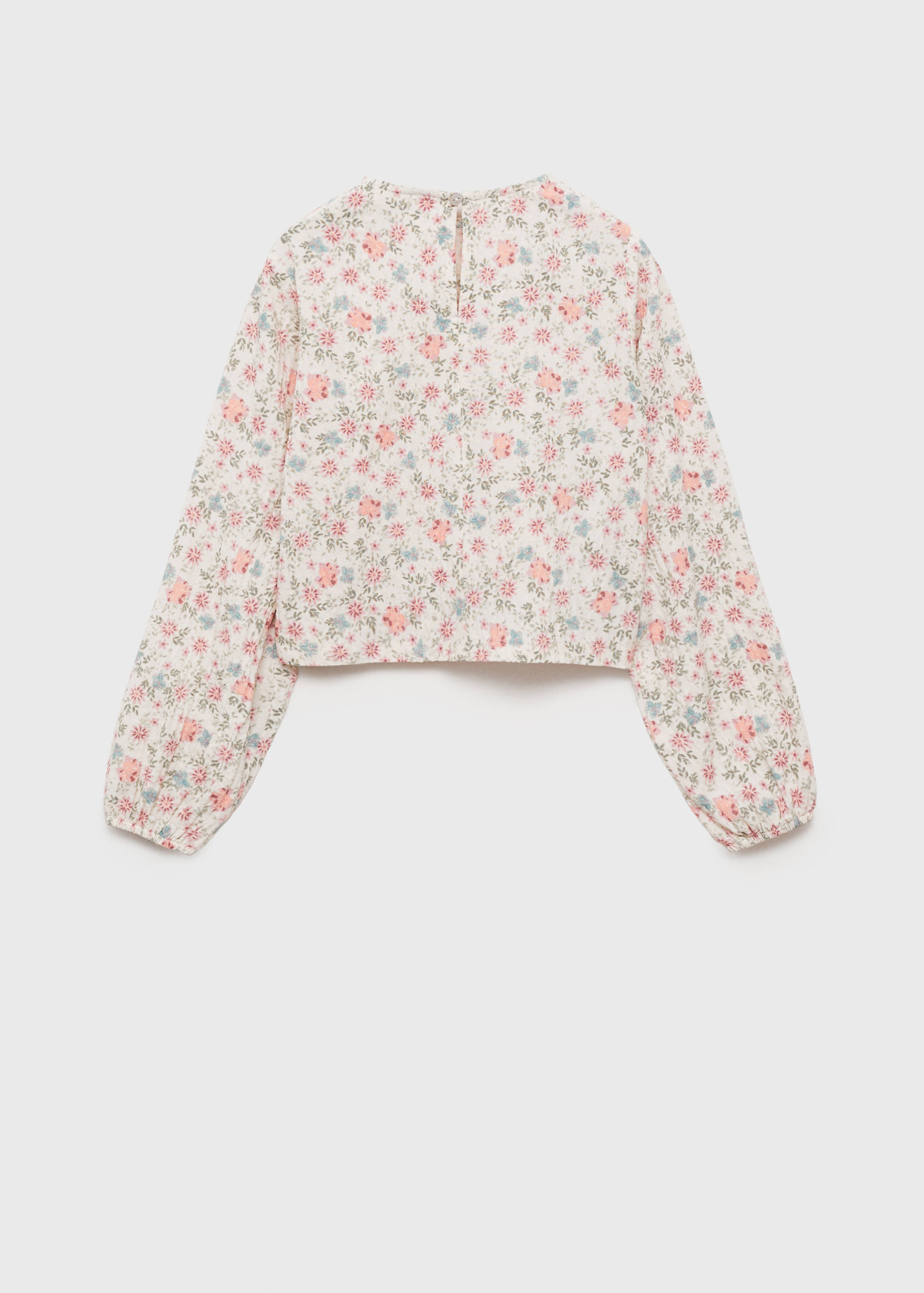 Blouse à fleurs - Verso de l’article