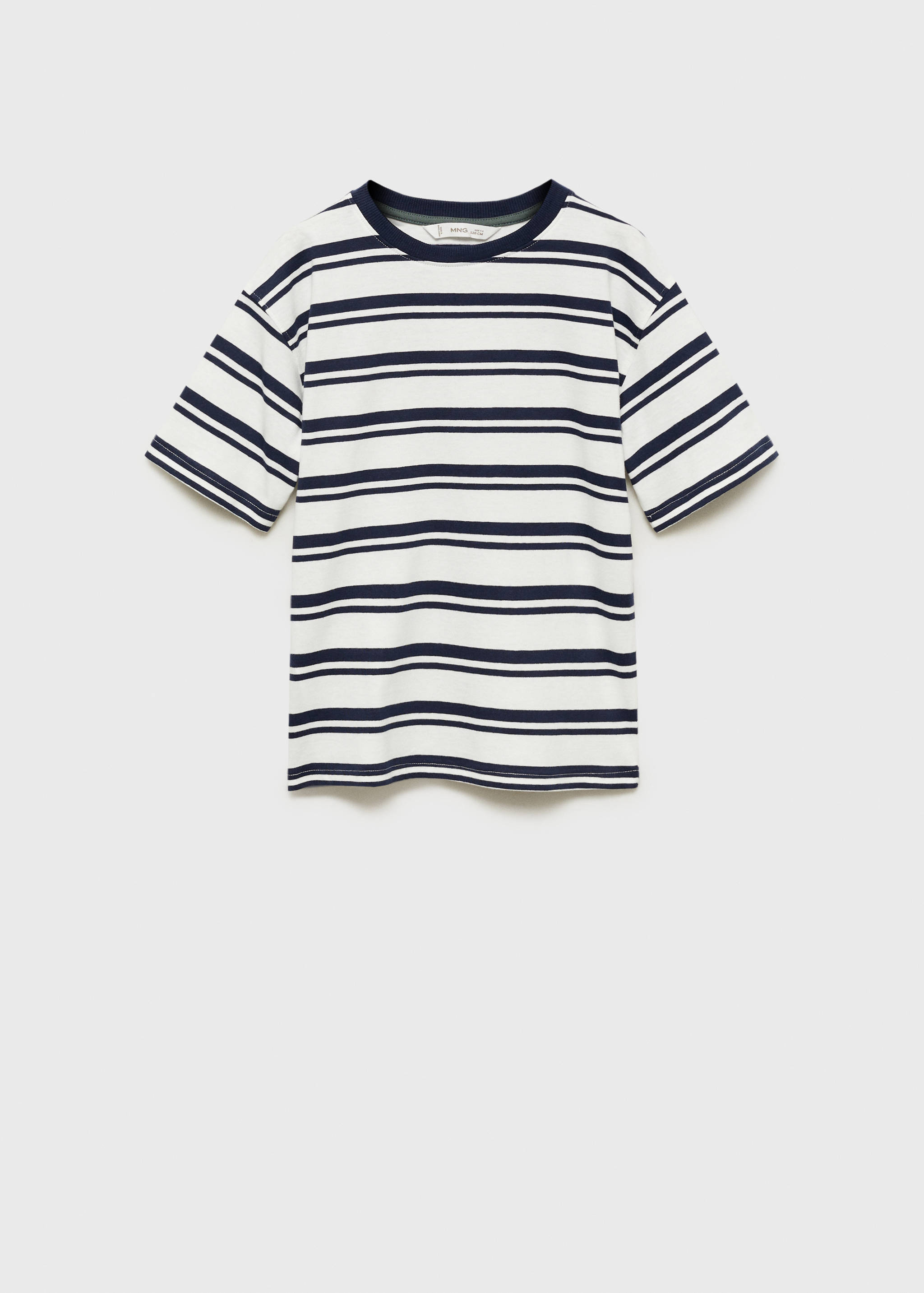 Striped cotton T-shirt - Article without model