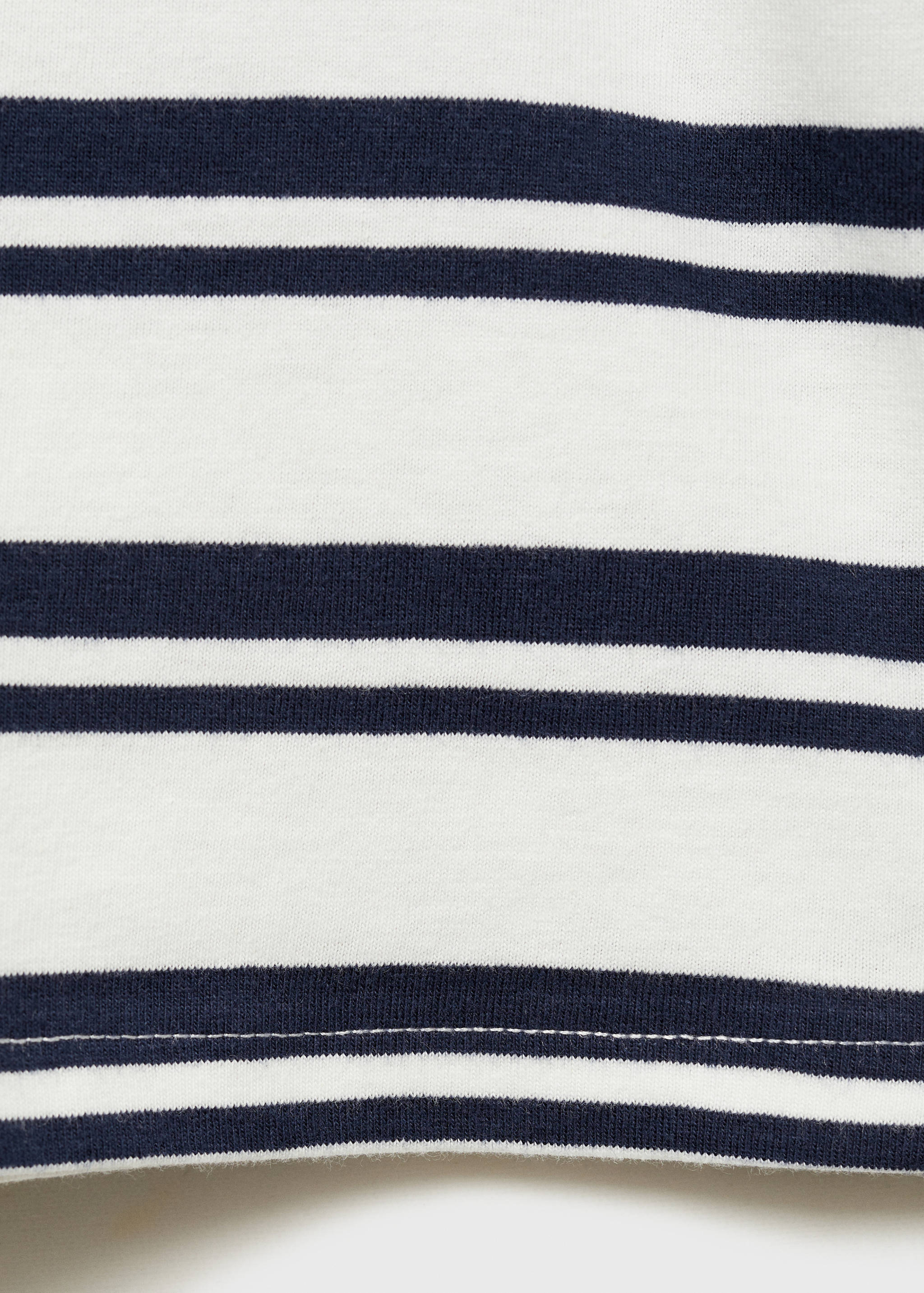 Striped cotton T-shirt - Details of the article 0
