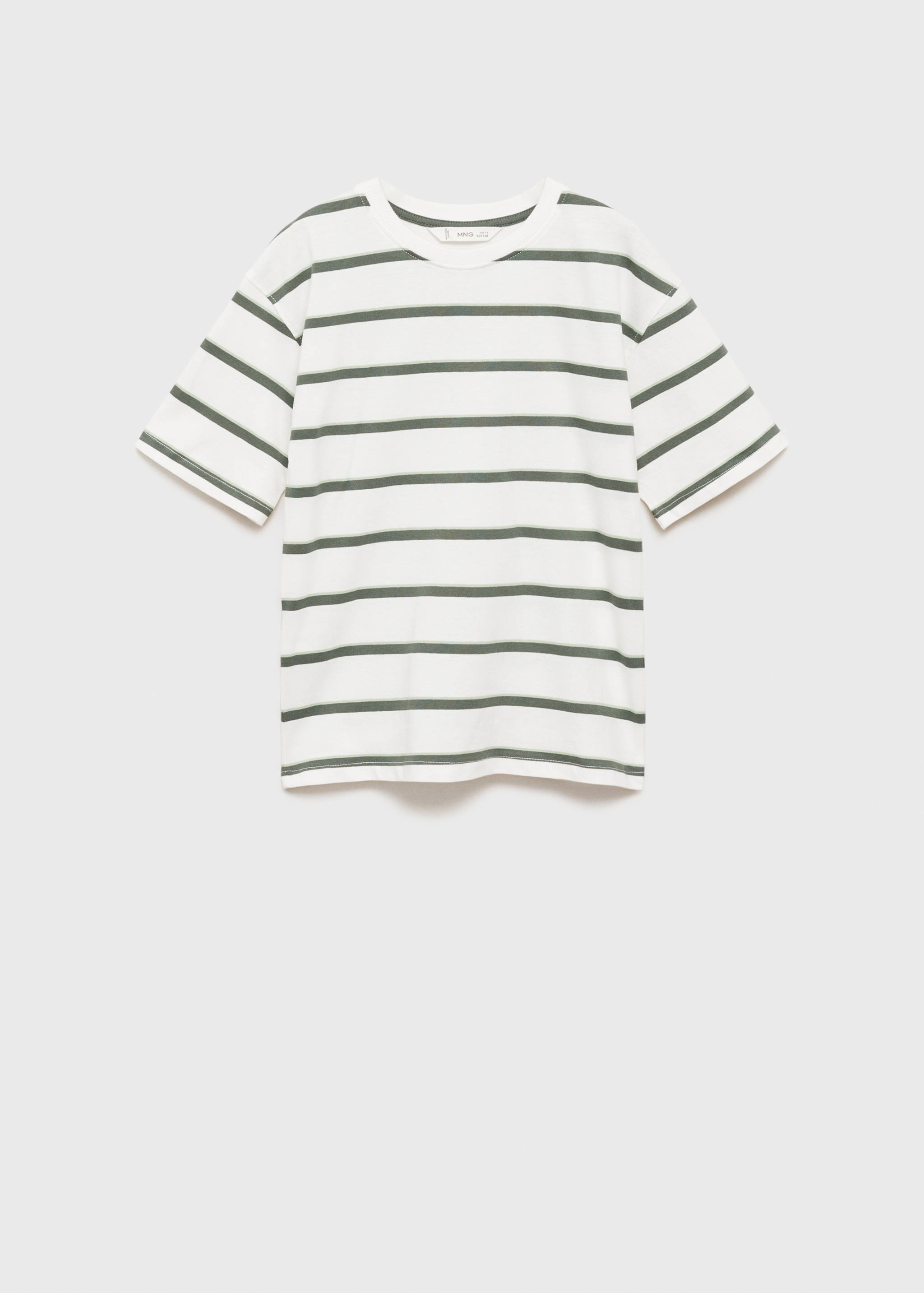 Striped short-sleeved t-shirt - Article without model