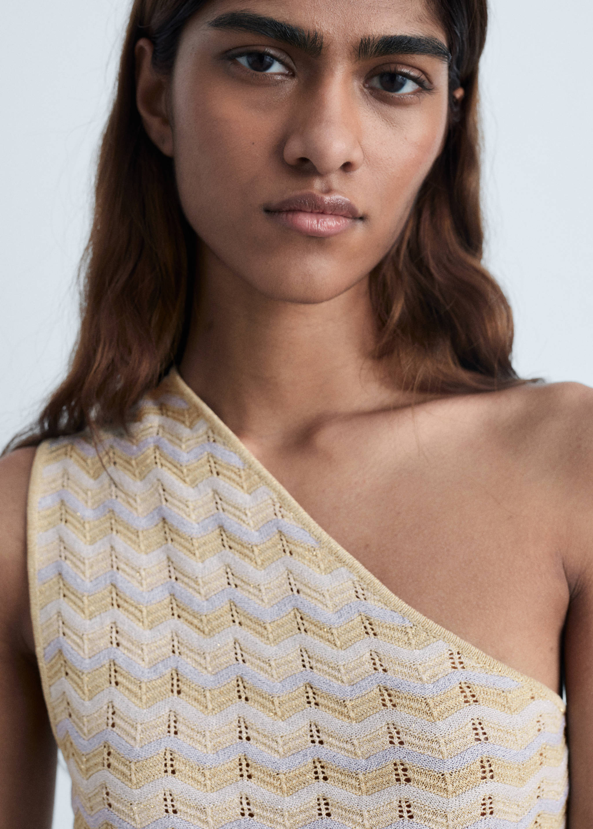 Asymmetrisches Lurex-Top - Detail des Artikels 1