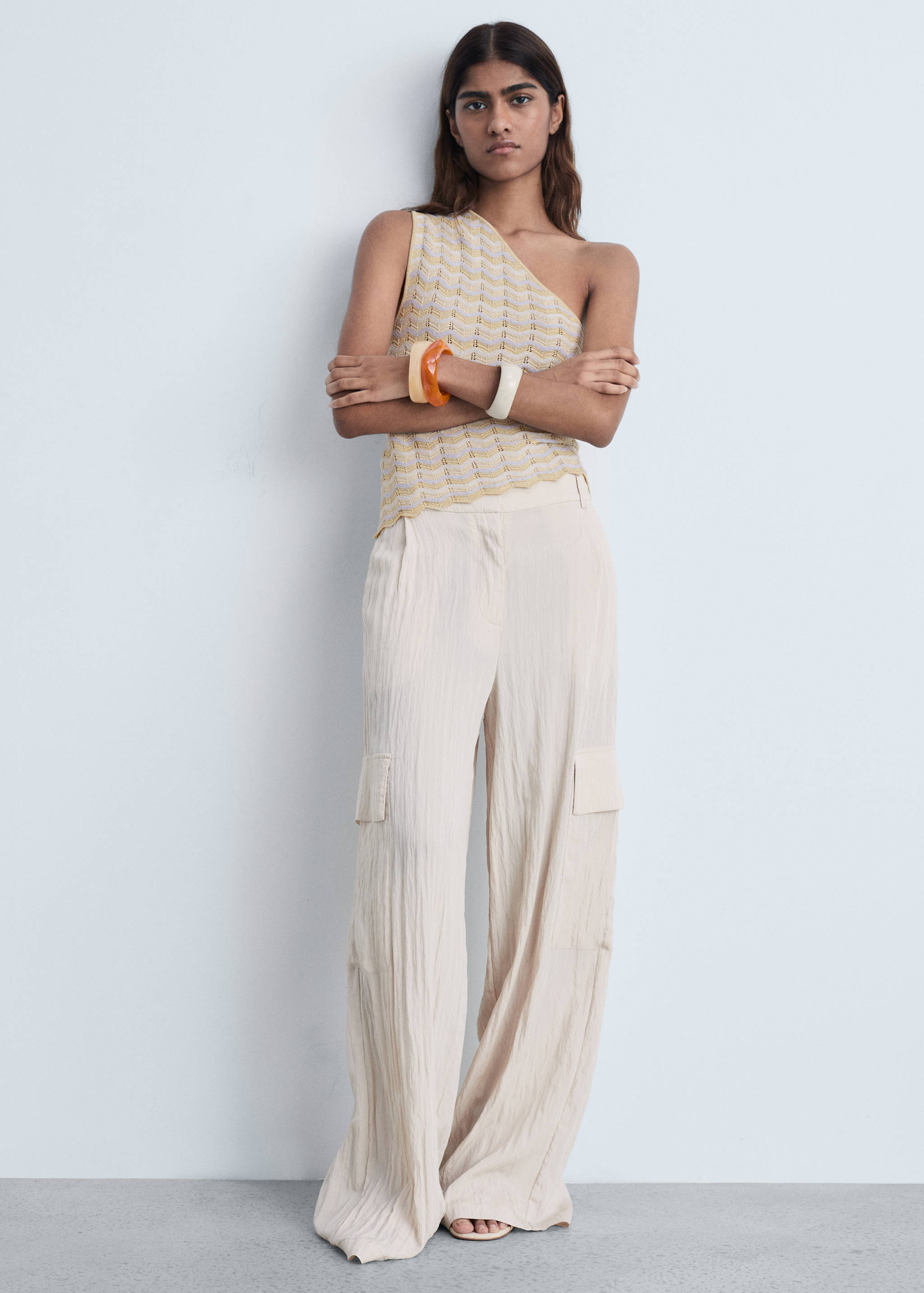 Asymmetrisches Lurex-Top - Detail des Artikels 2