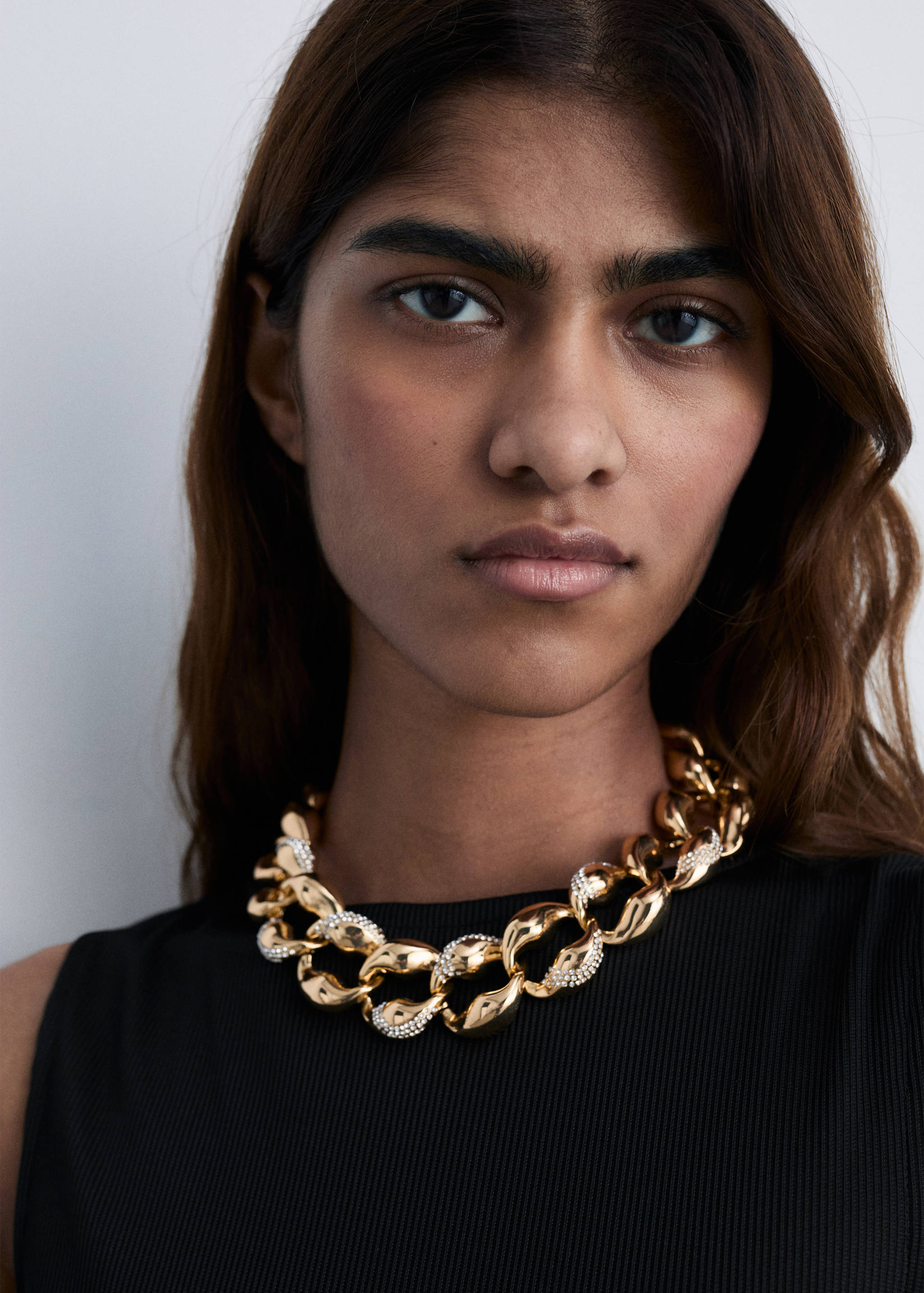 Pleated long dress - Details of the article 1