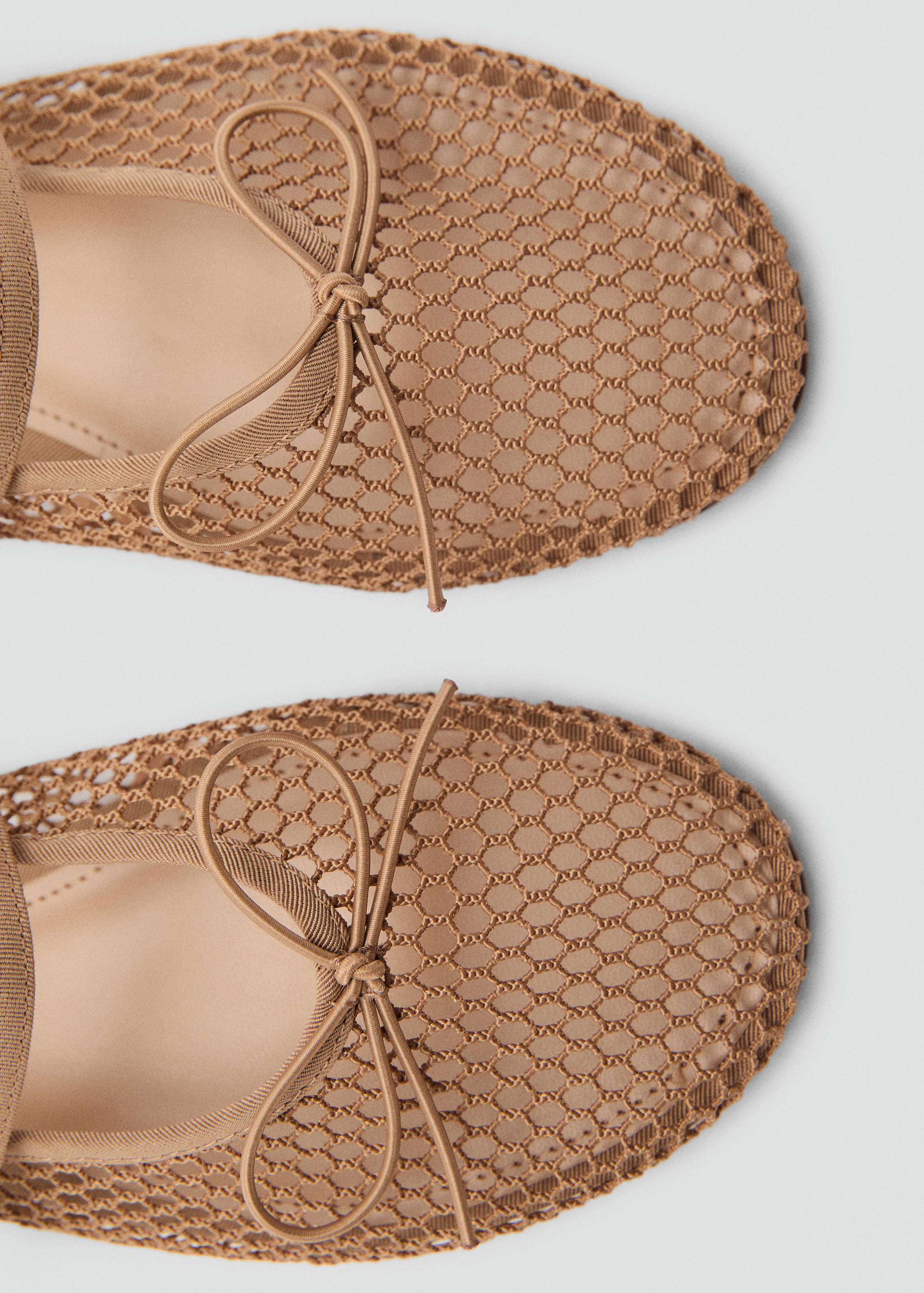 Mesh ballerina flats with buckle strap - Details of the article 2