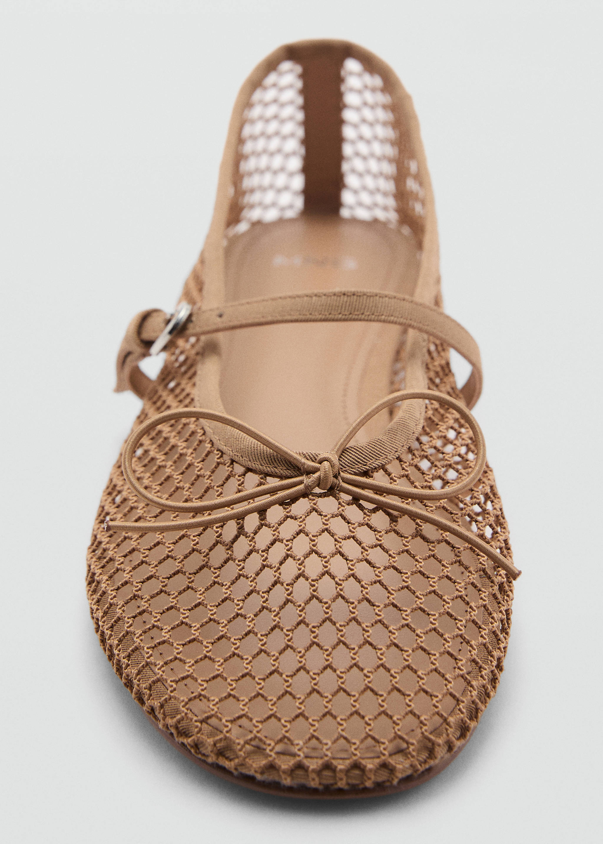 Mesh ballerina flats with buckle strap - Details of the article 3