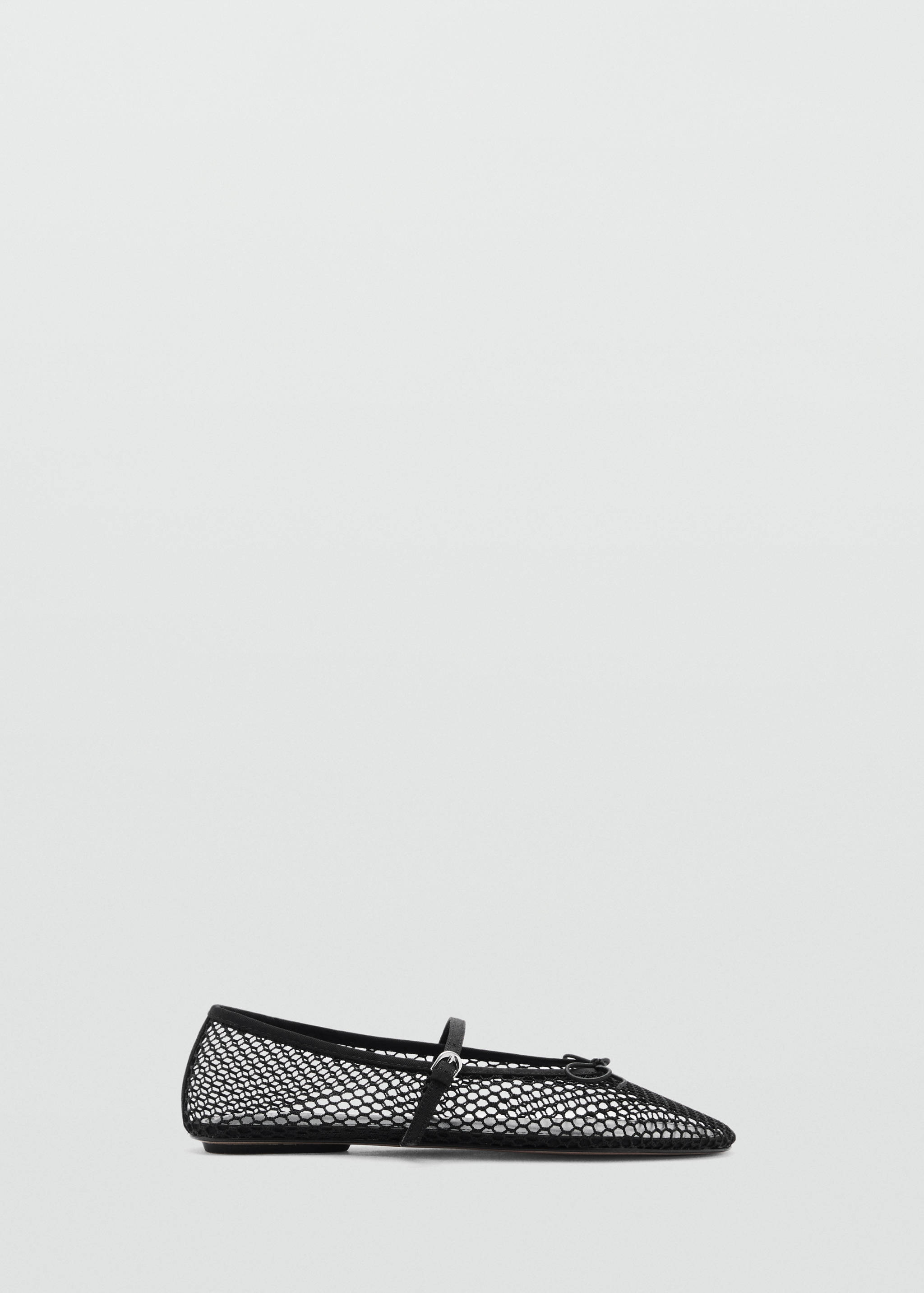 Mesh ballet flats with buckle strap - Article without model