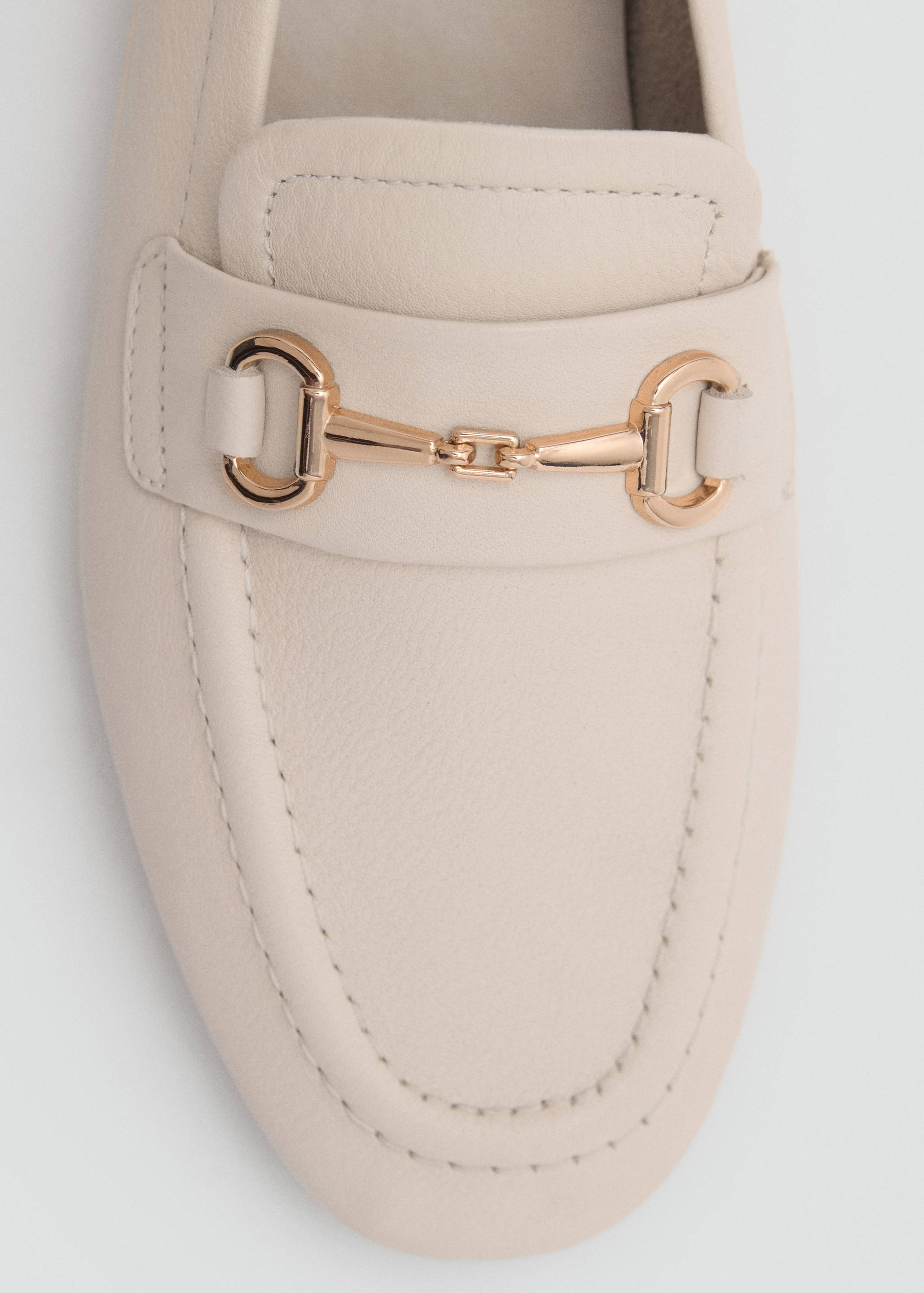 Buckle leather moccasins - Details of the article 2