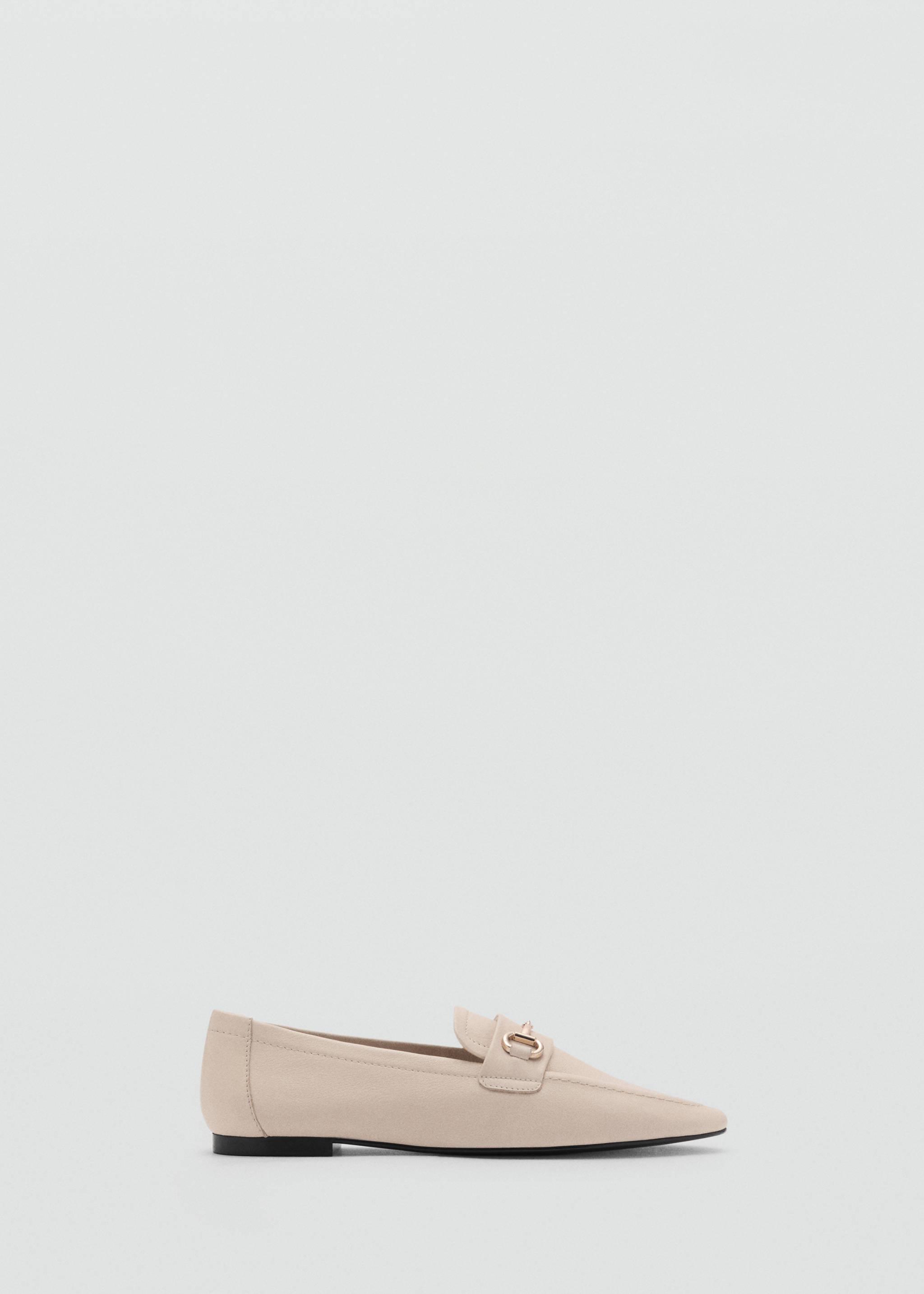 Buckle leather moccasins - Article without model