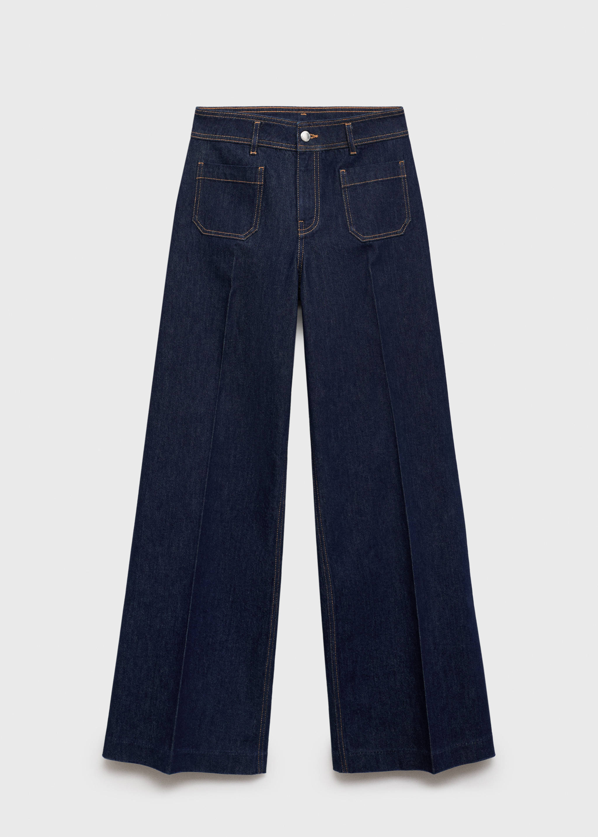 Jeans wide leg bolsillos rinse wash - Artículo sin modelo