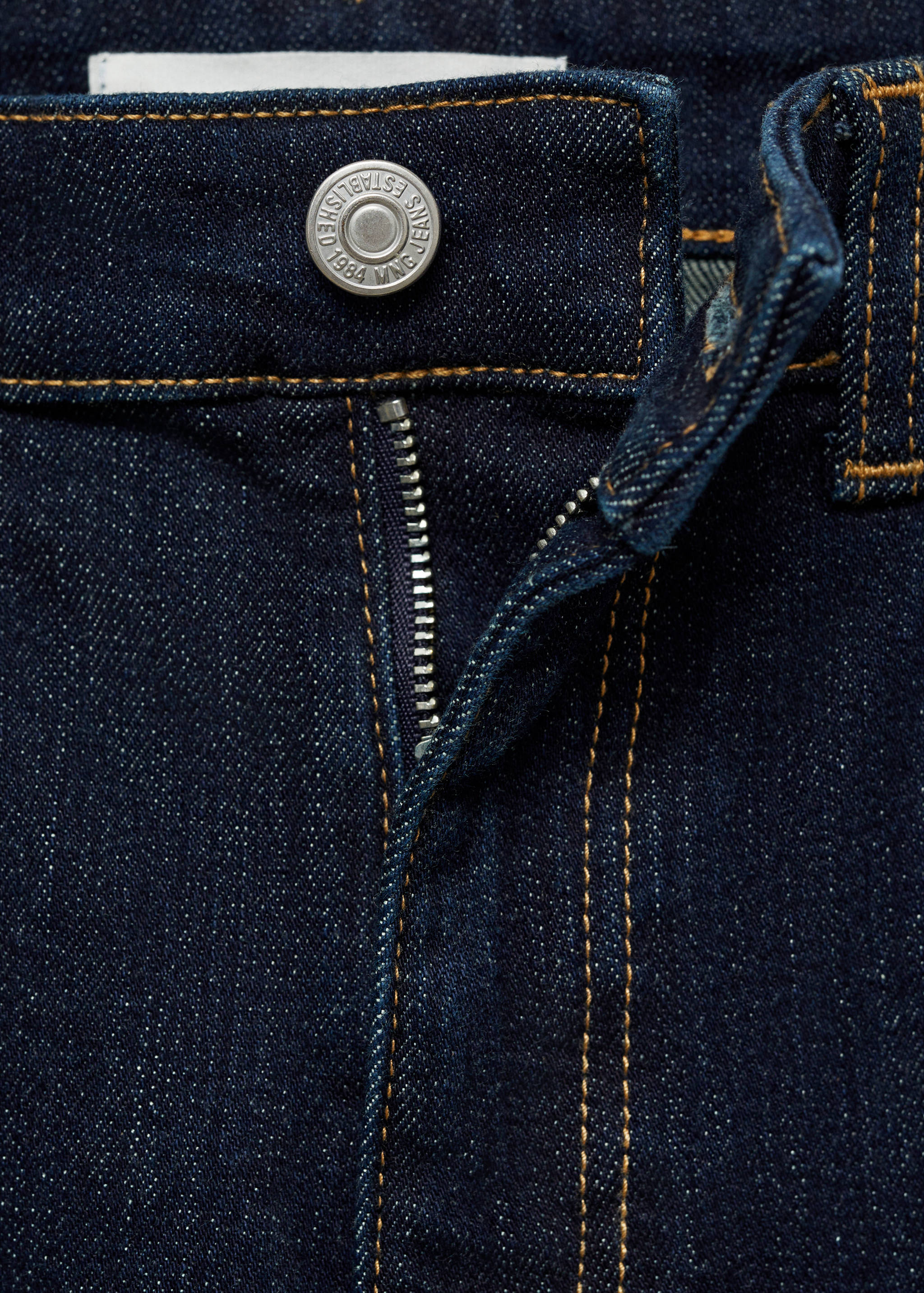 Flare jeans mid rise rinse wash - Details of the article 8