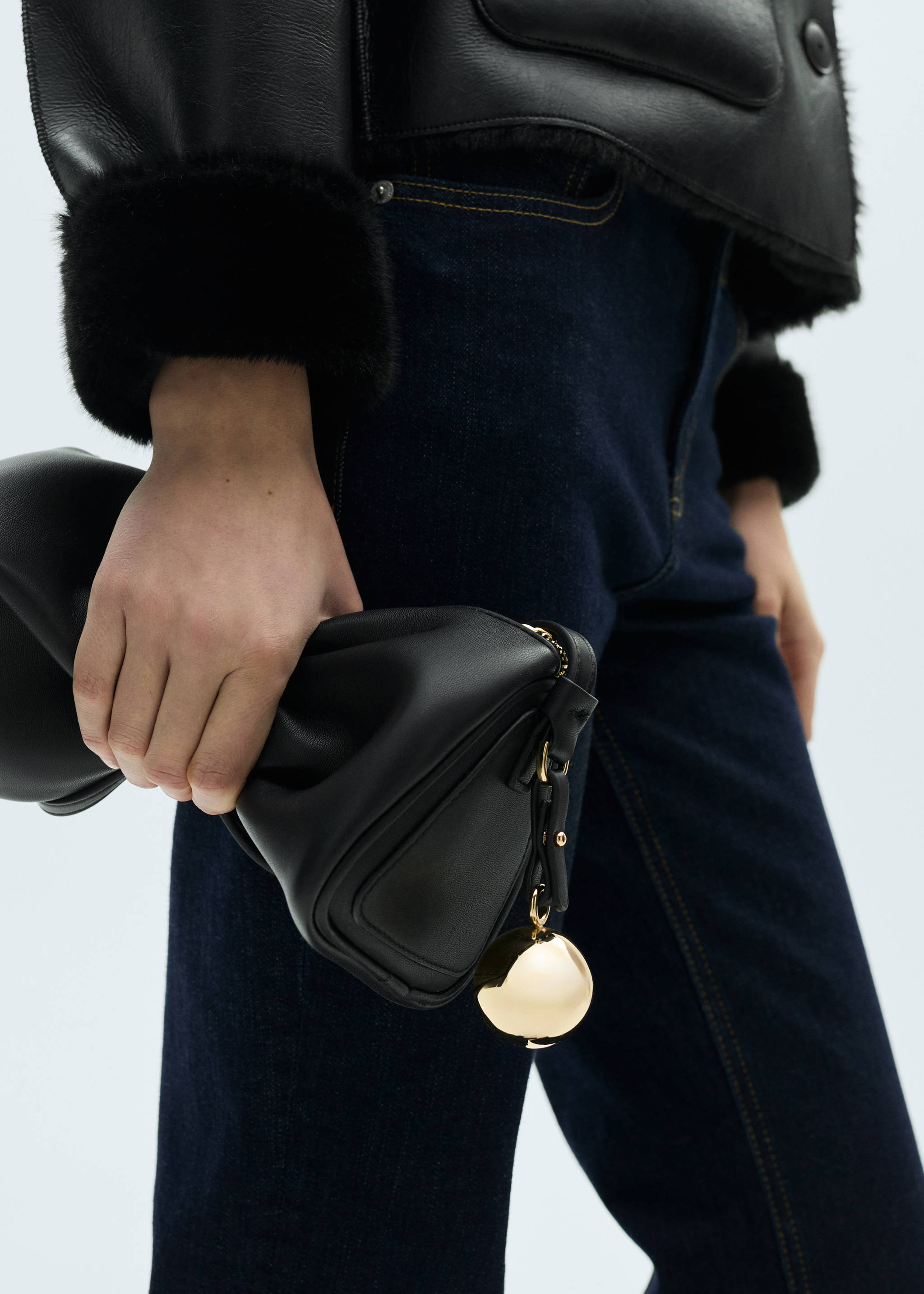 Flare jeans mid rise rinse wash - Details of the article 2