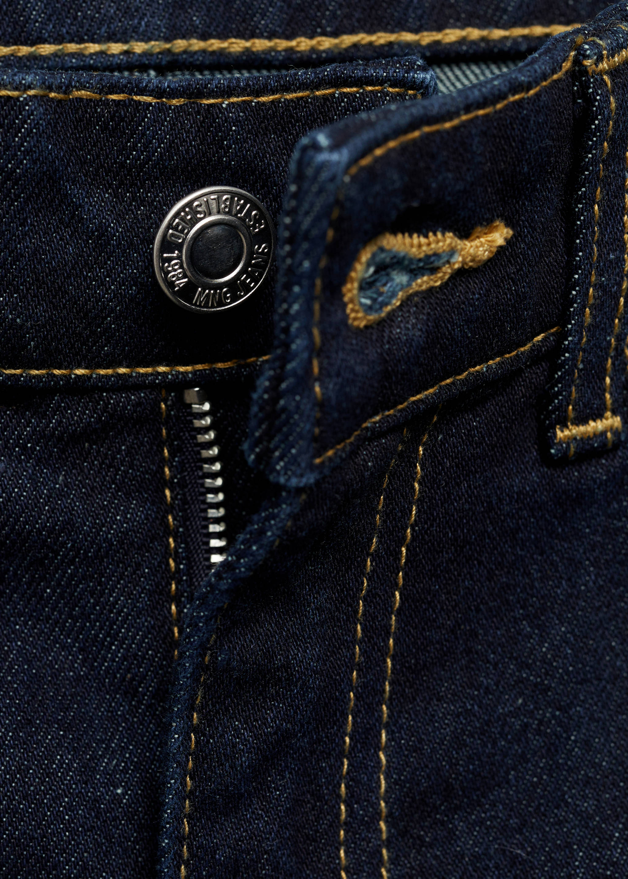 Jeans rinse-wash straight-fit high-waisted - Rincian barang 8