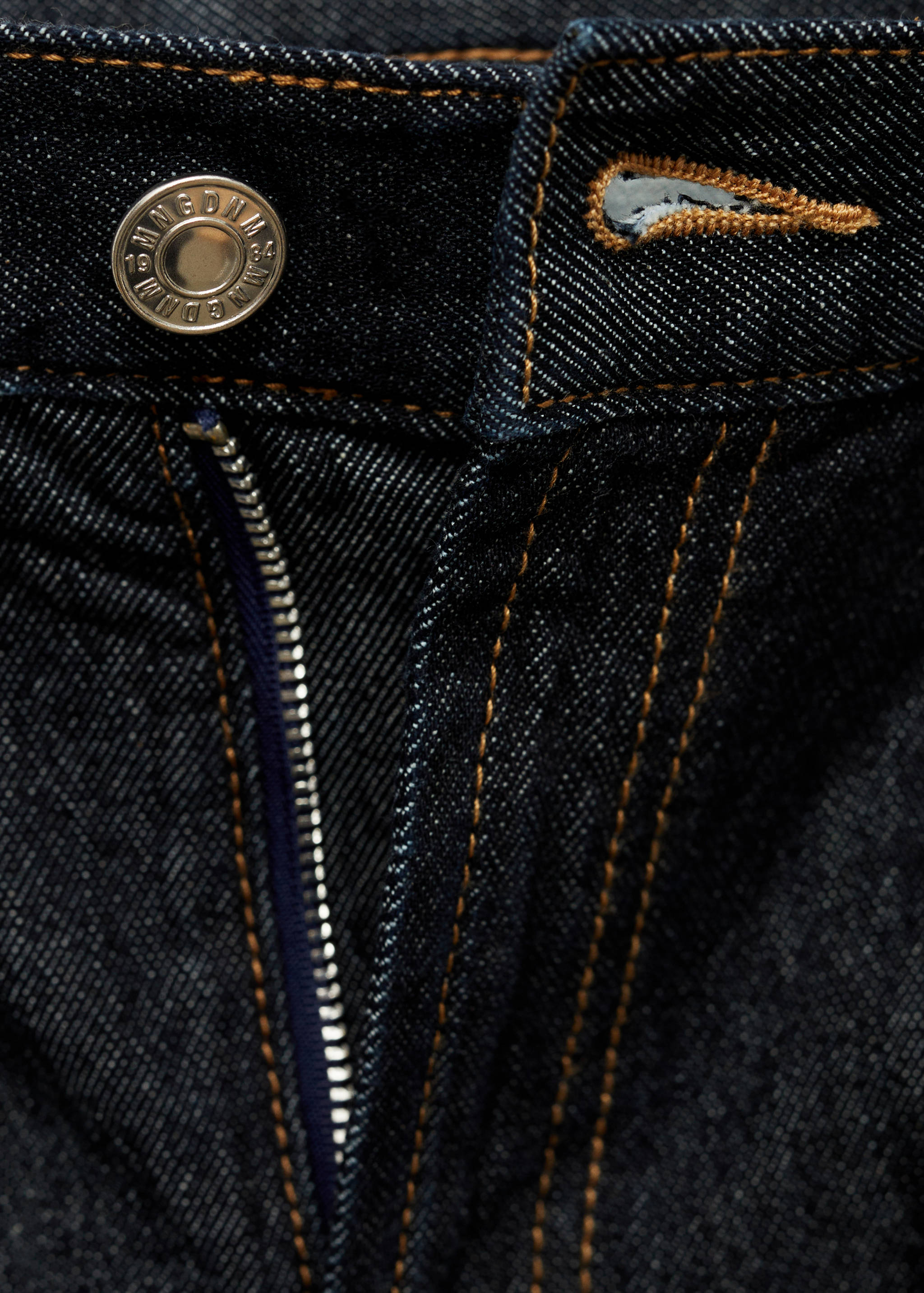 Calças de ganga wideleg com cintura alta rinse wash - Pormenor do artigo 0