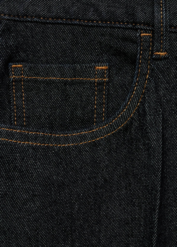High-rise wide leg rinse-wash jeans — Open Blue