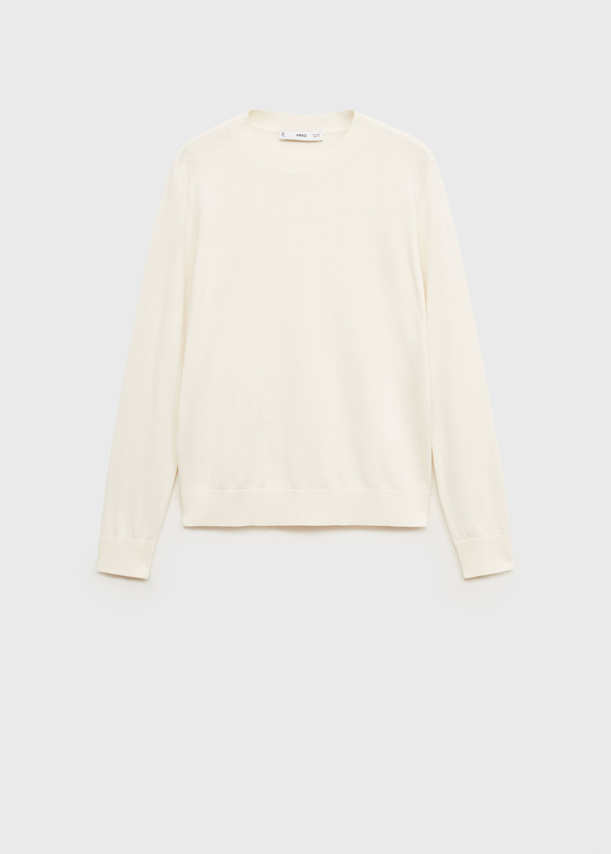 Stickad tröja i sidenblandning - Artikel utan modell