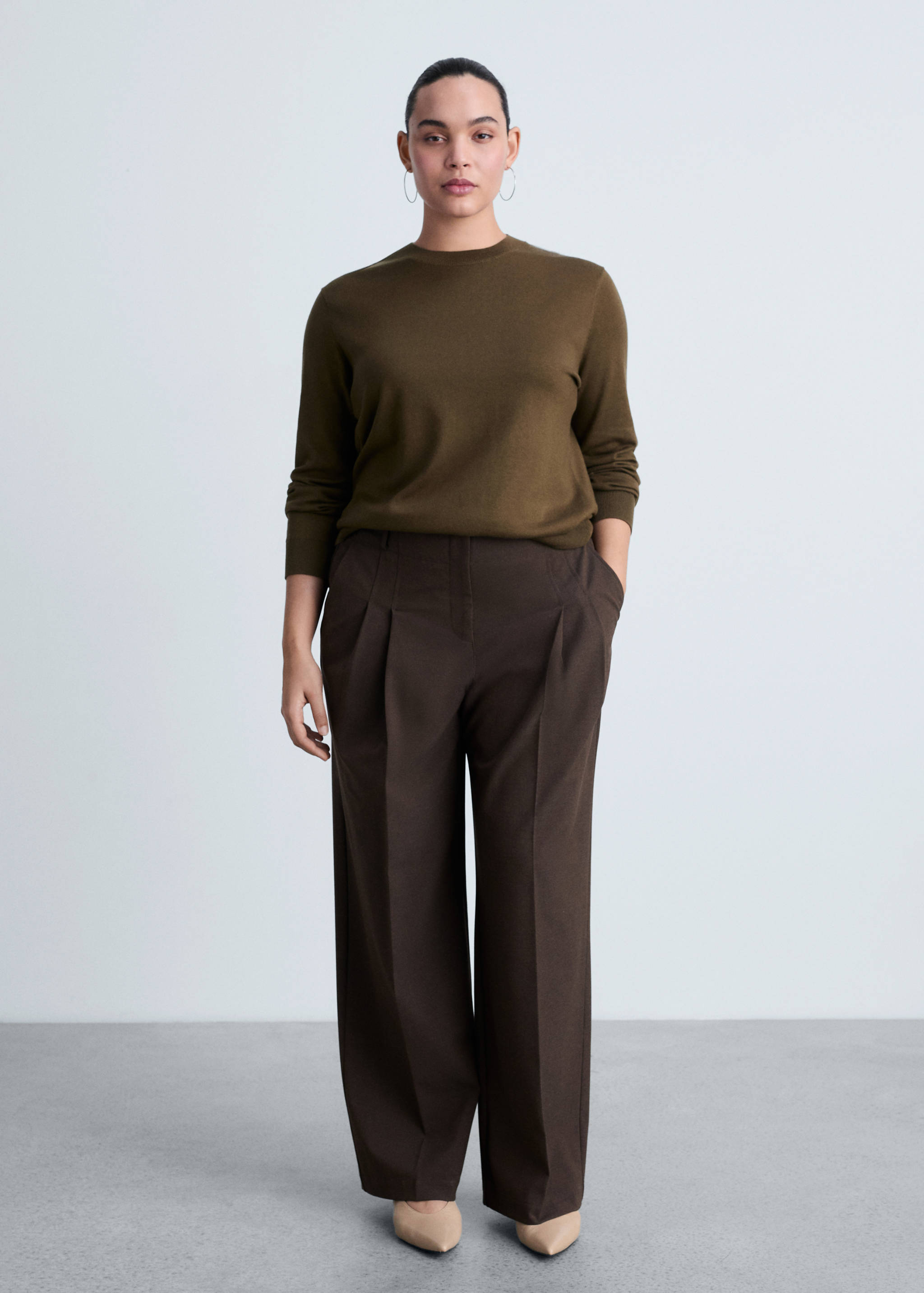 Stickad tröja i sidenblandning - Detaljer om artikeln 3