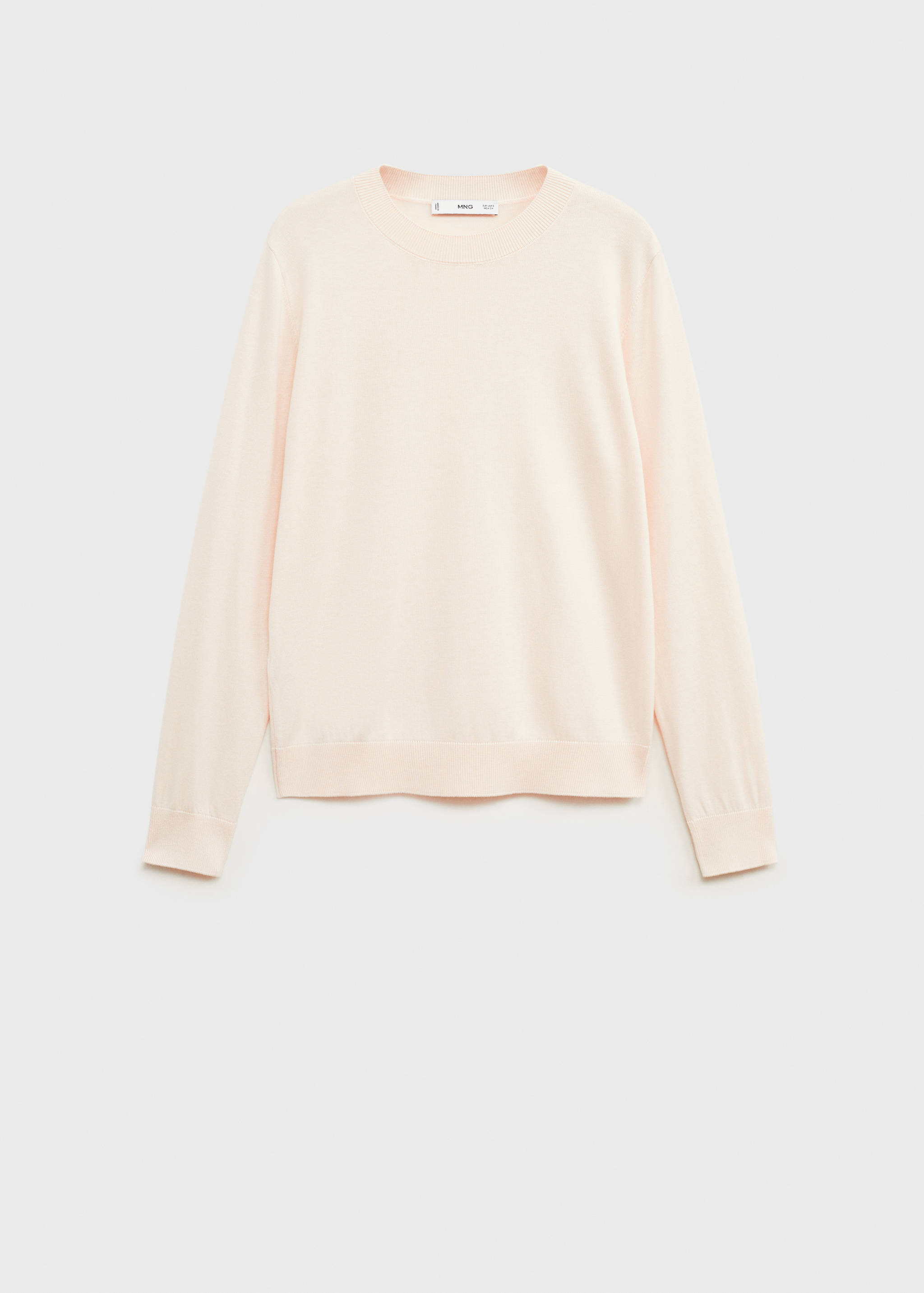 Stickad tröja i sidenblandning - Artikel utan modell