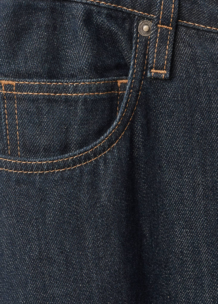Low-rise wide leg rinse-wash jeans — Open Blue