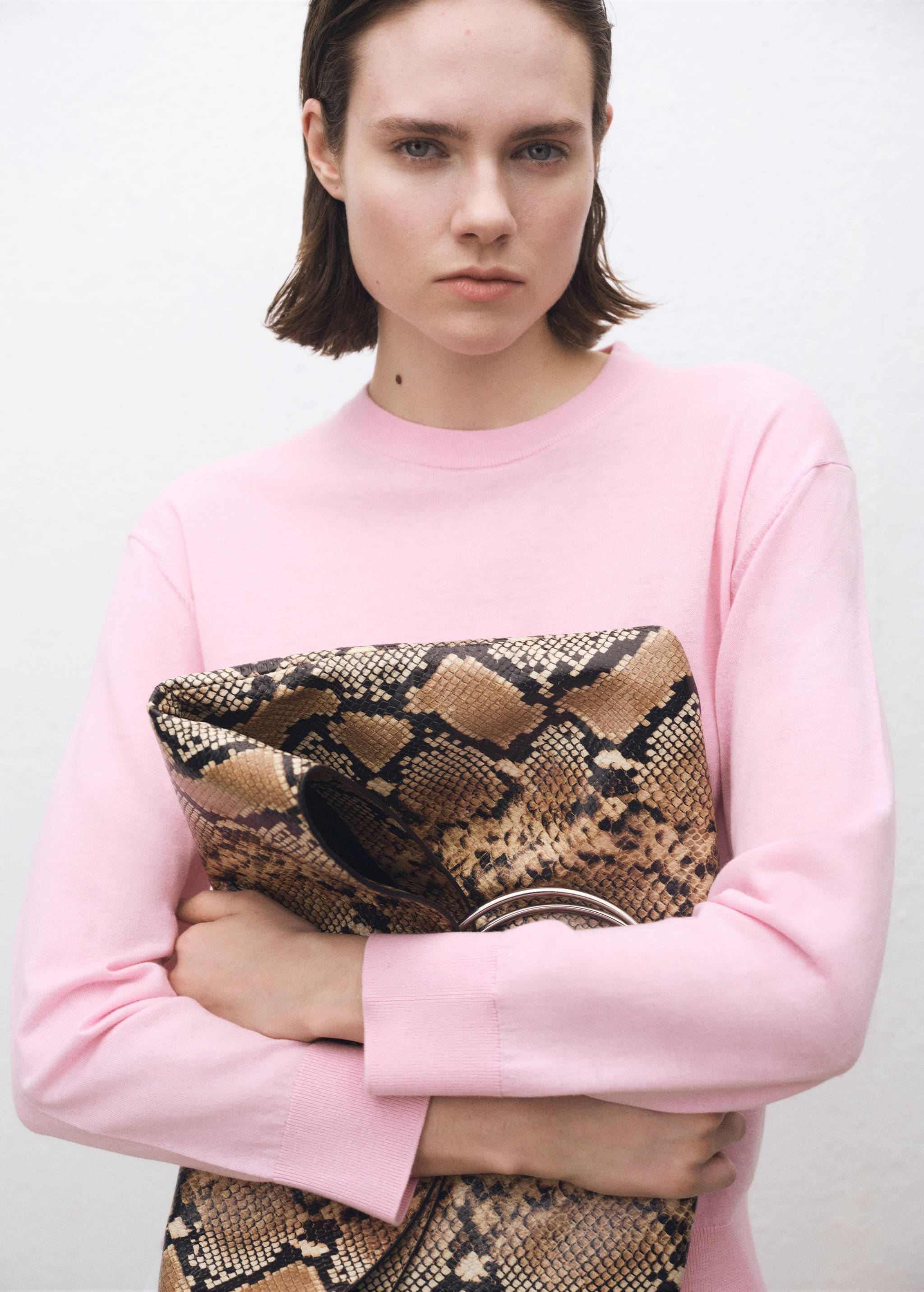 Jersey mezcla lana cuello redondo - Detalle del artículo 1