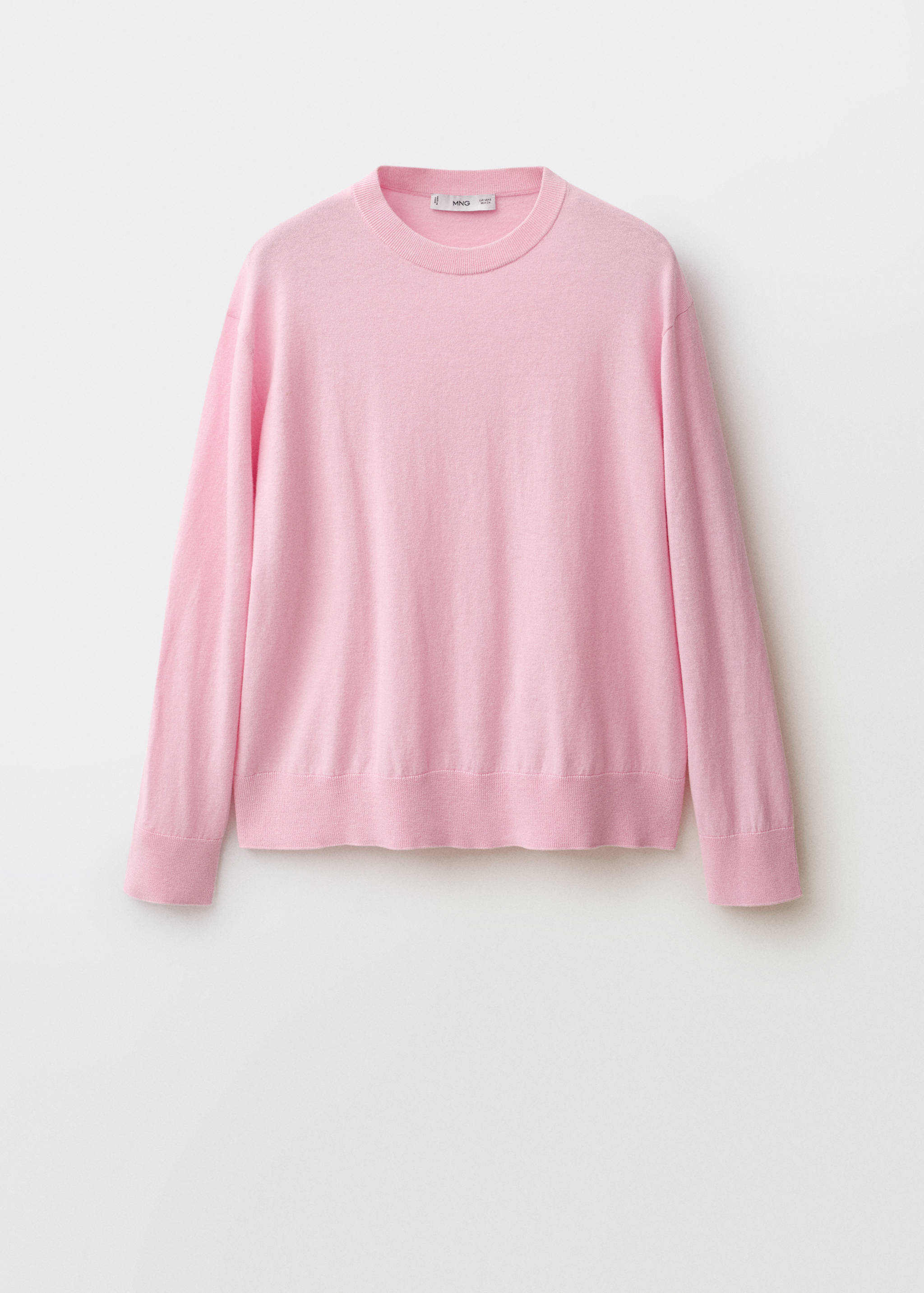 Jersey mezcla lana cuello redondo - Artículo sin modelo