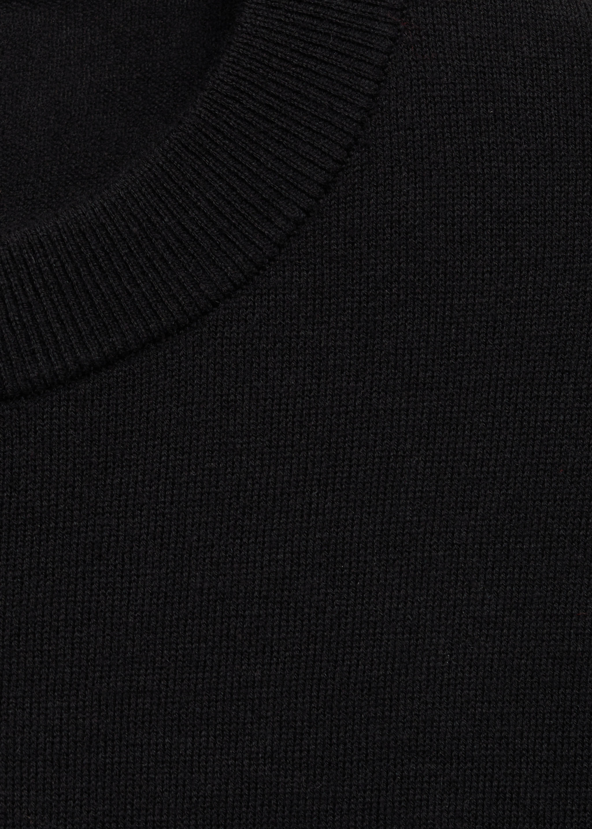 Pull-over laine mélangée col rond - Détail de l'article 8