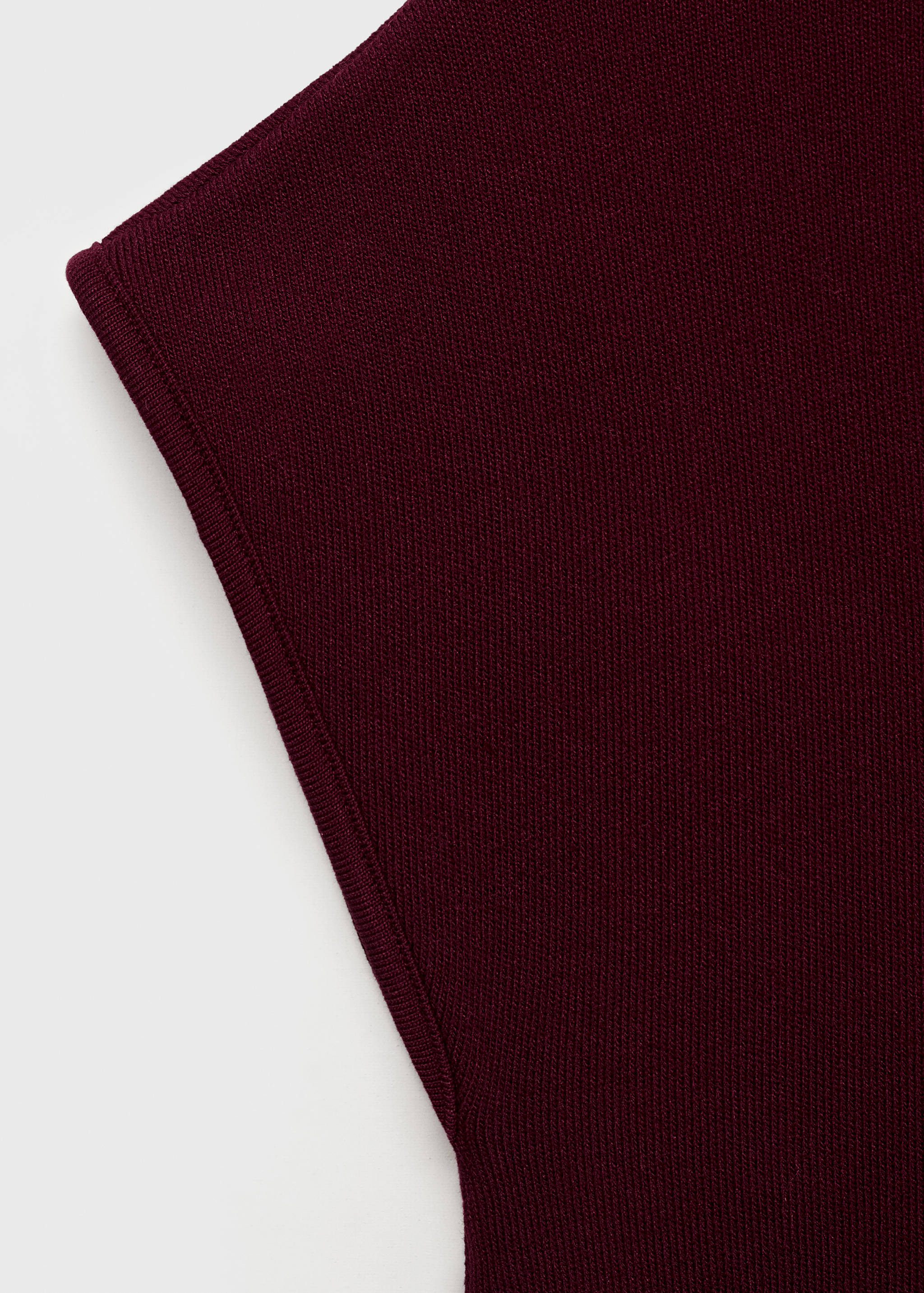 Short-sleeved fine-knit sweater - Details of the article 0