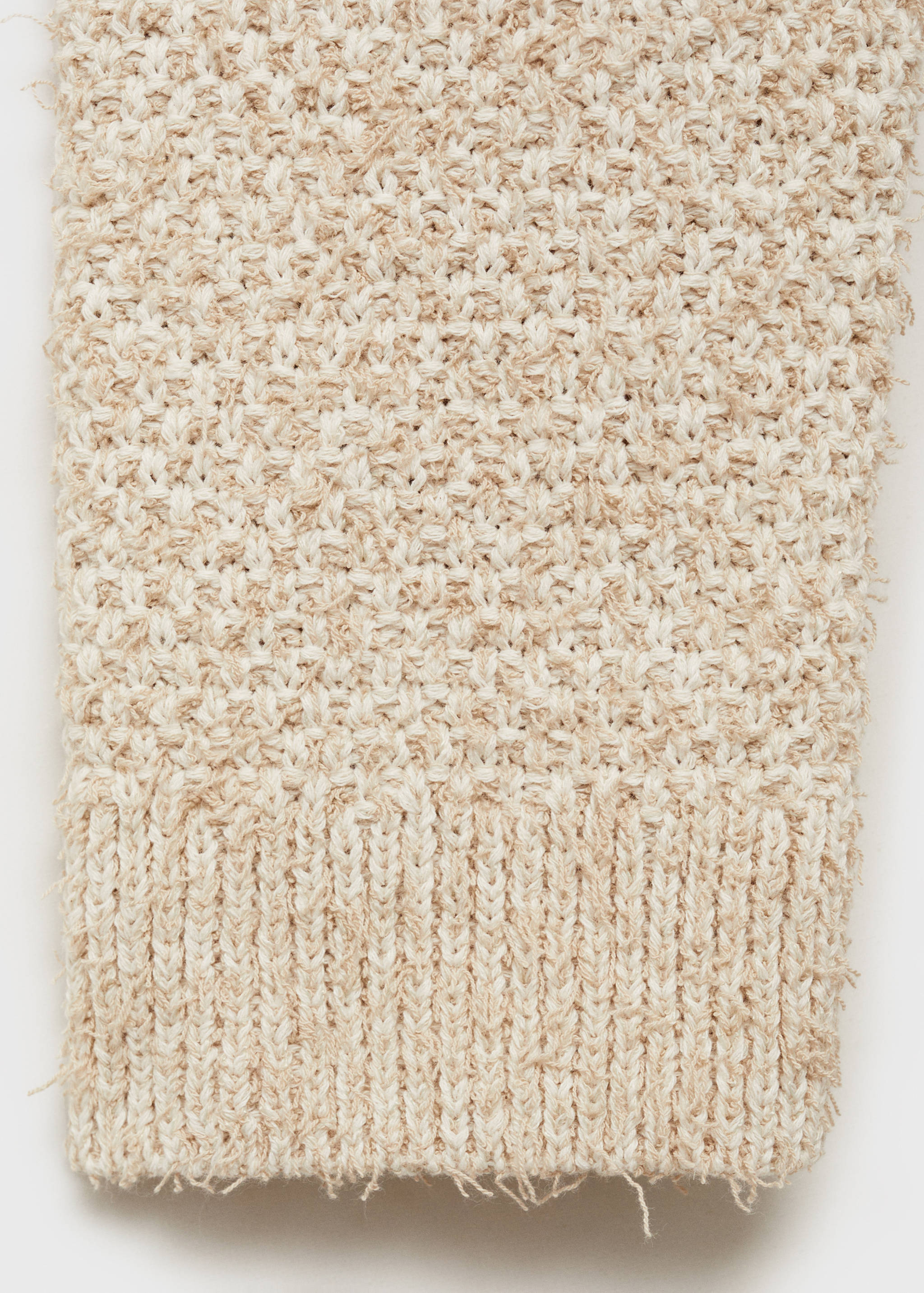 Chunky-knit jacket with buttons - Details of the article 0