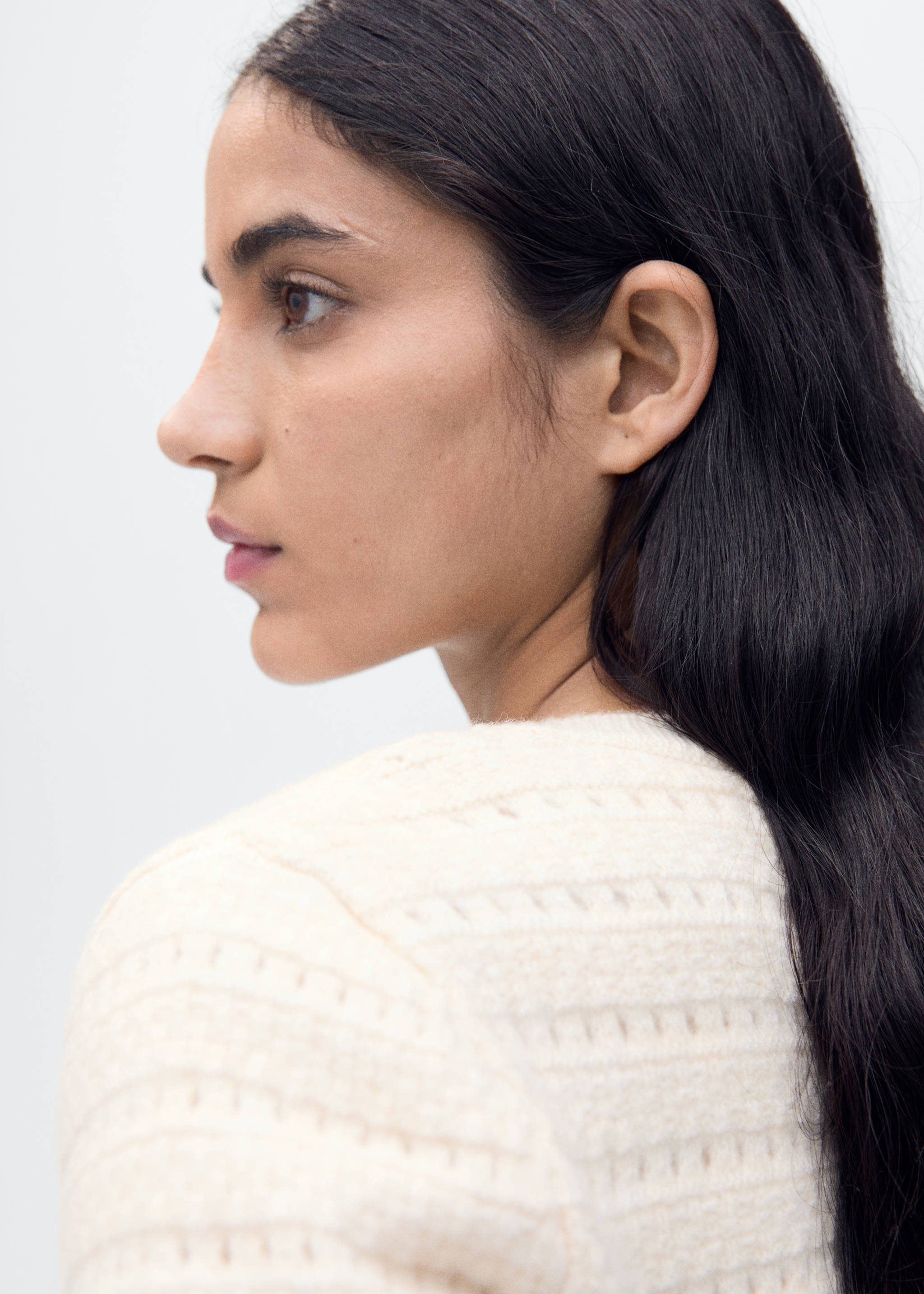 Gebreid vest met ajourdetails - Detail van het artikel 1