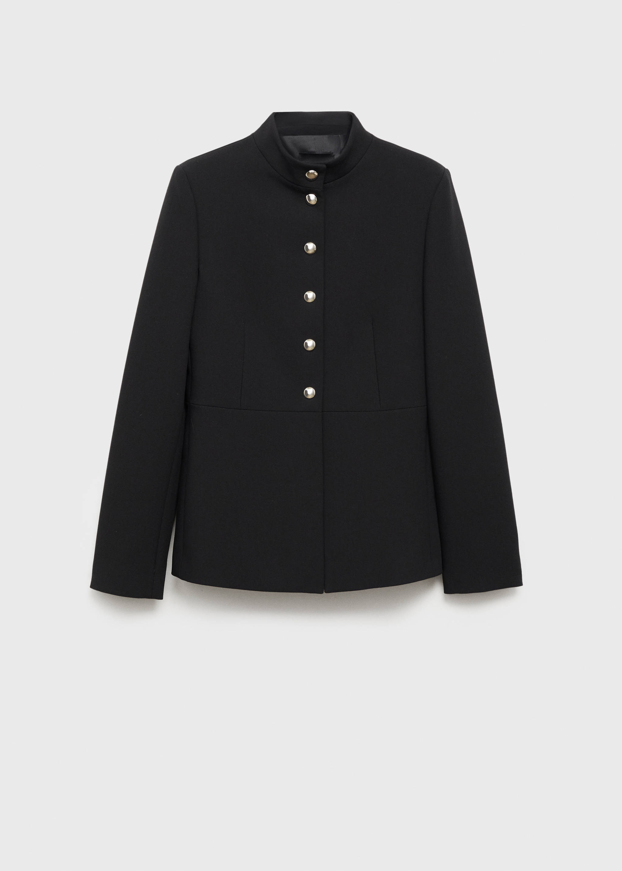 Veste à col officier boutons bijoux - Article sans modèle
