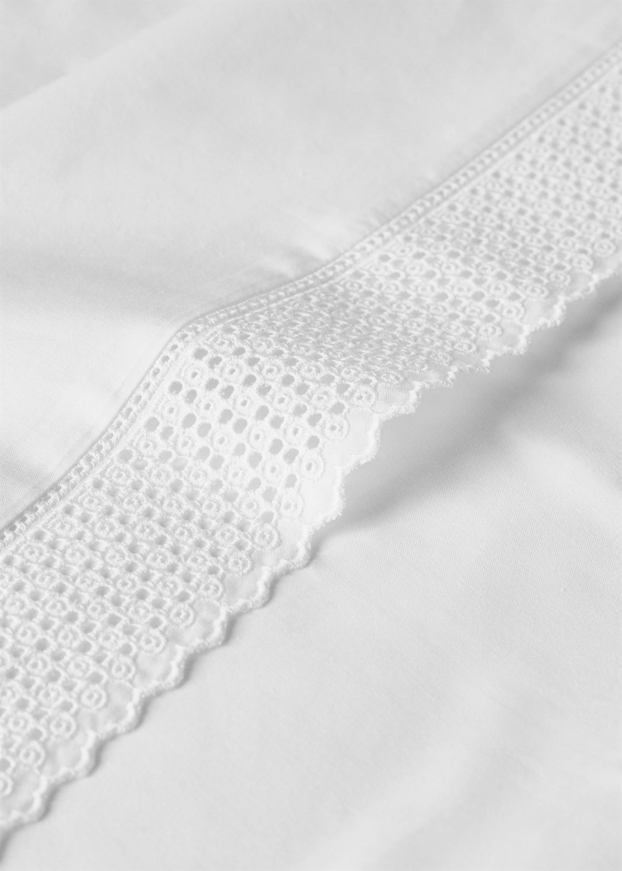 Set mini de lenjerie și pernă brodată pentru pătuț - Detaliu al articolului 1