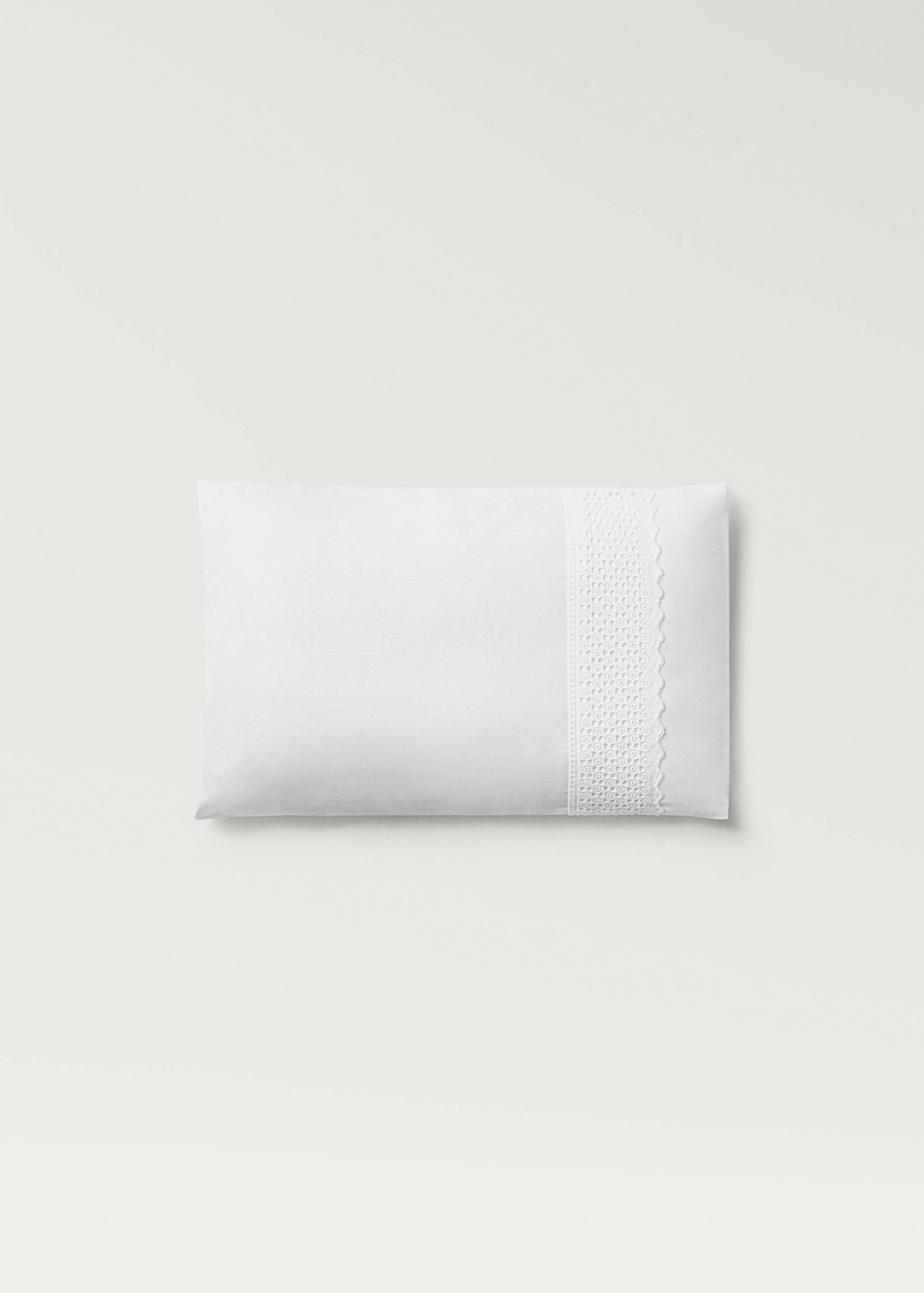 Set mini de lenjerie și pernă brodată pentru pătuț - Detaliu al articolului 2