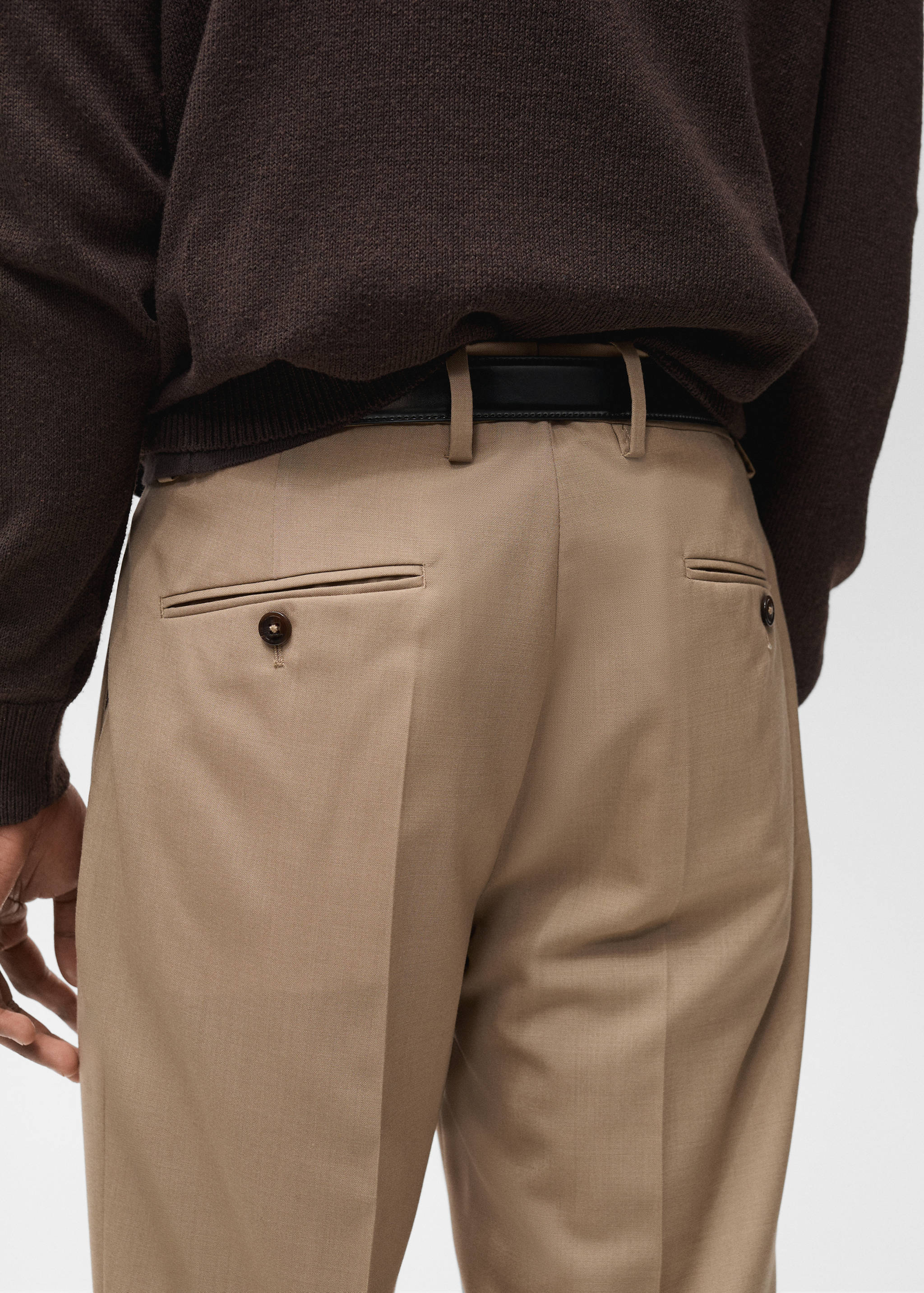 Pantalons vestit Turín 100% llana verge - Detall de l'article 6