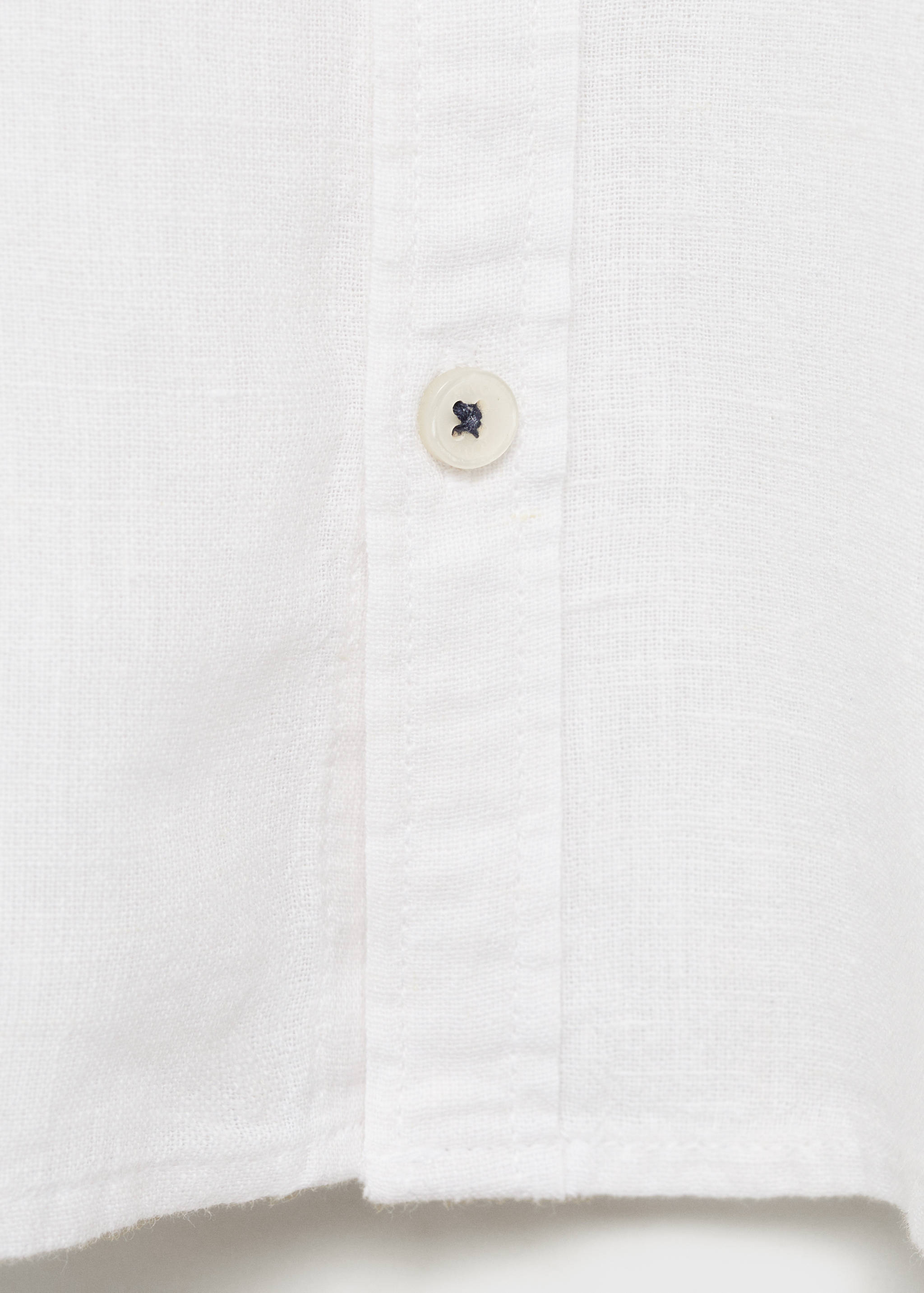 Mao collar linen shirt - Details of the article 8